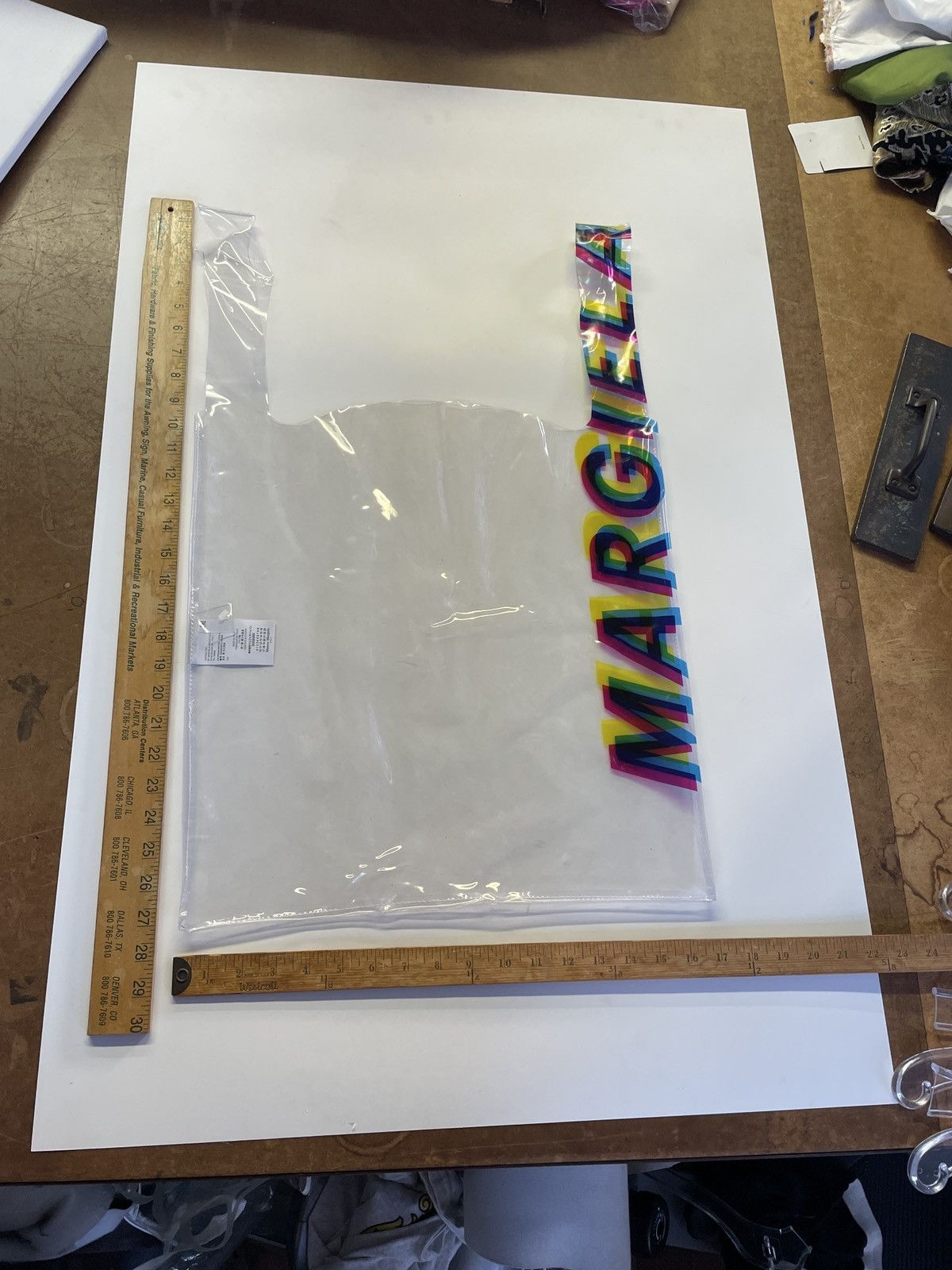 Maison Margiela Maison Margiela Clear PVC Bag Size ONE SIZE - 4 Thumbnail