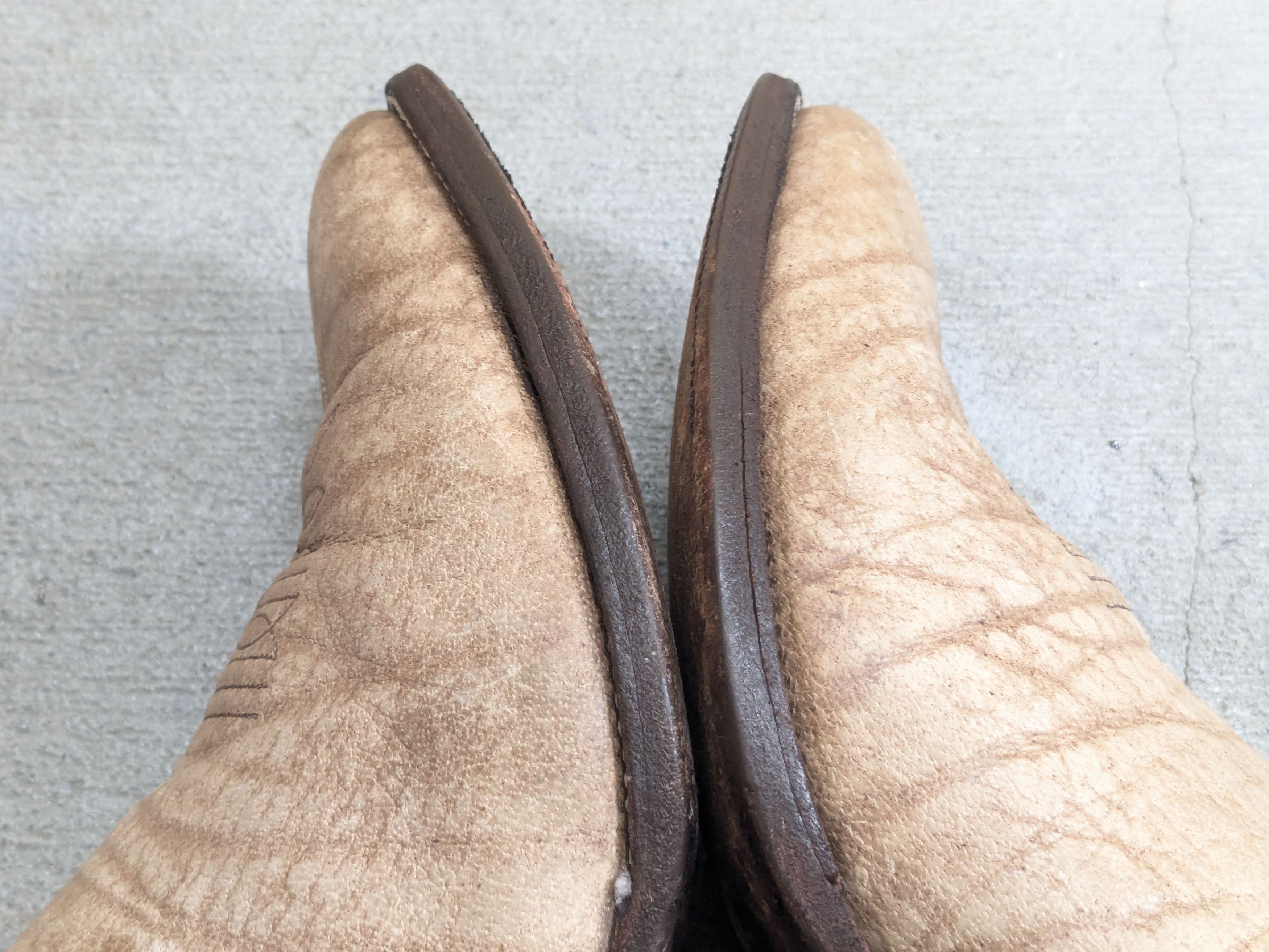 Nocona Boots Nocona Cowboy Boots 9 D Gray Leather Western Elephant Print Size US 8.5 / EU 41-42 - 7 Thumbnail