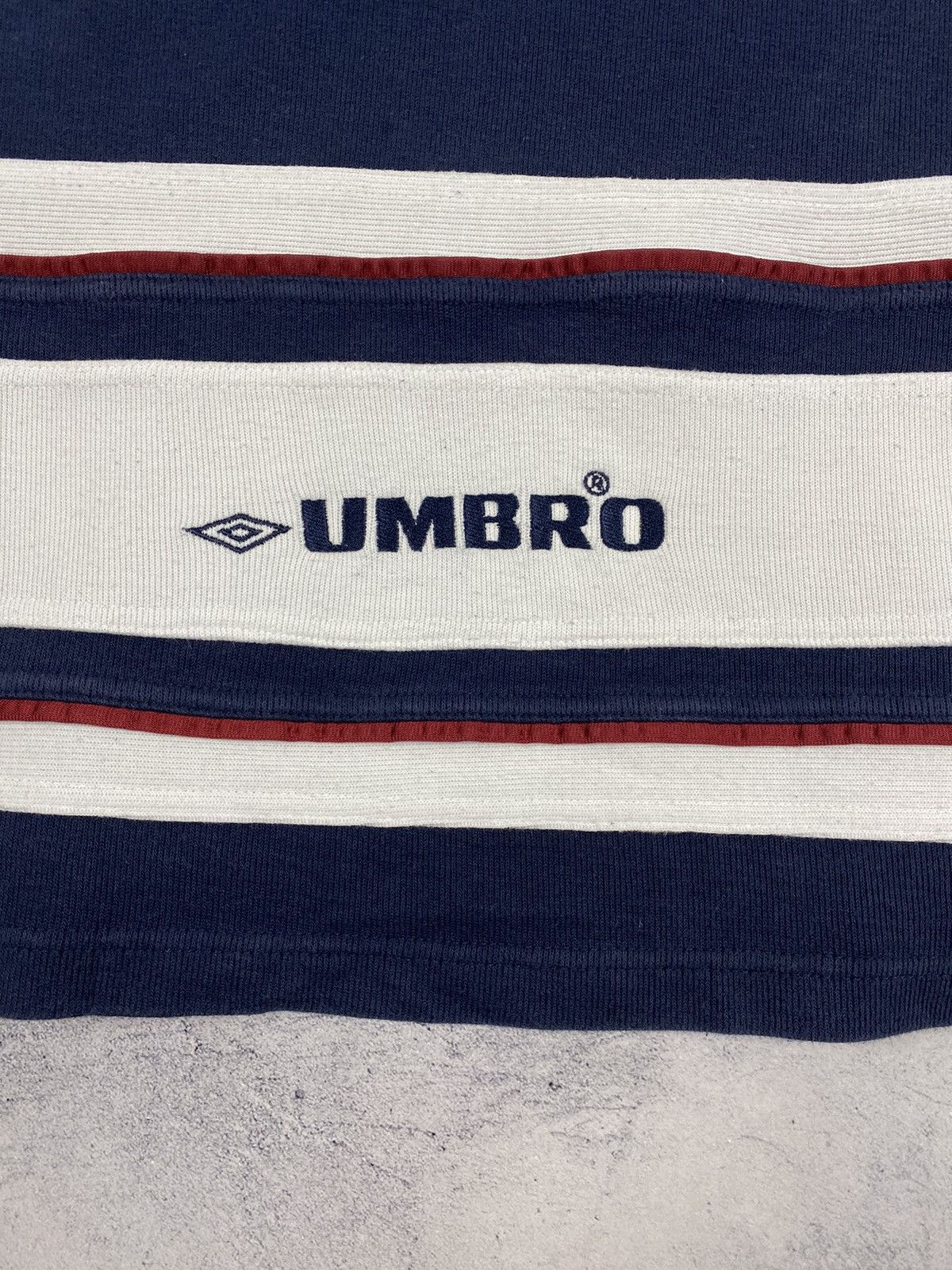 Umbro Vintage 90s Umbro Sweater 1/3 Zip Up Retro Jumper Sweater Size US XS / EU 42 / 0 - 12 Thumbnail