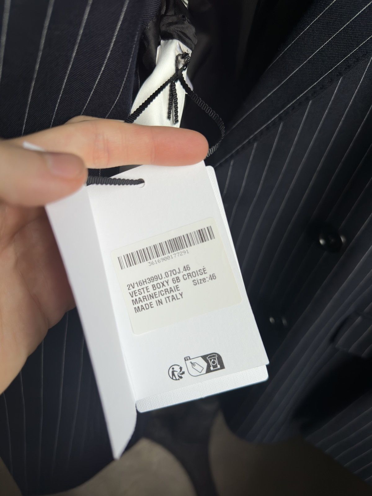 Celine Celine Hedi slimane blazer rayures Size 46L - 8 Thumbnail