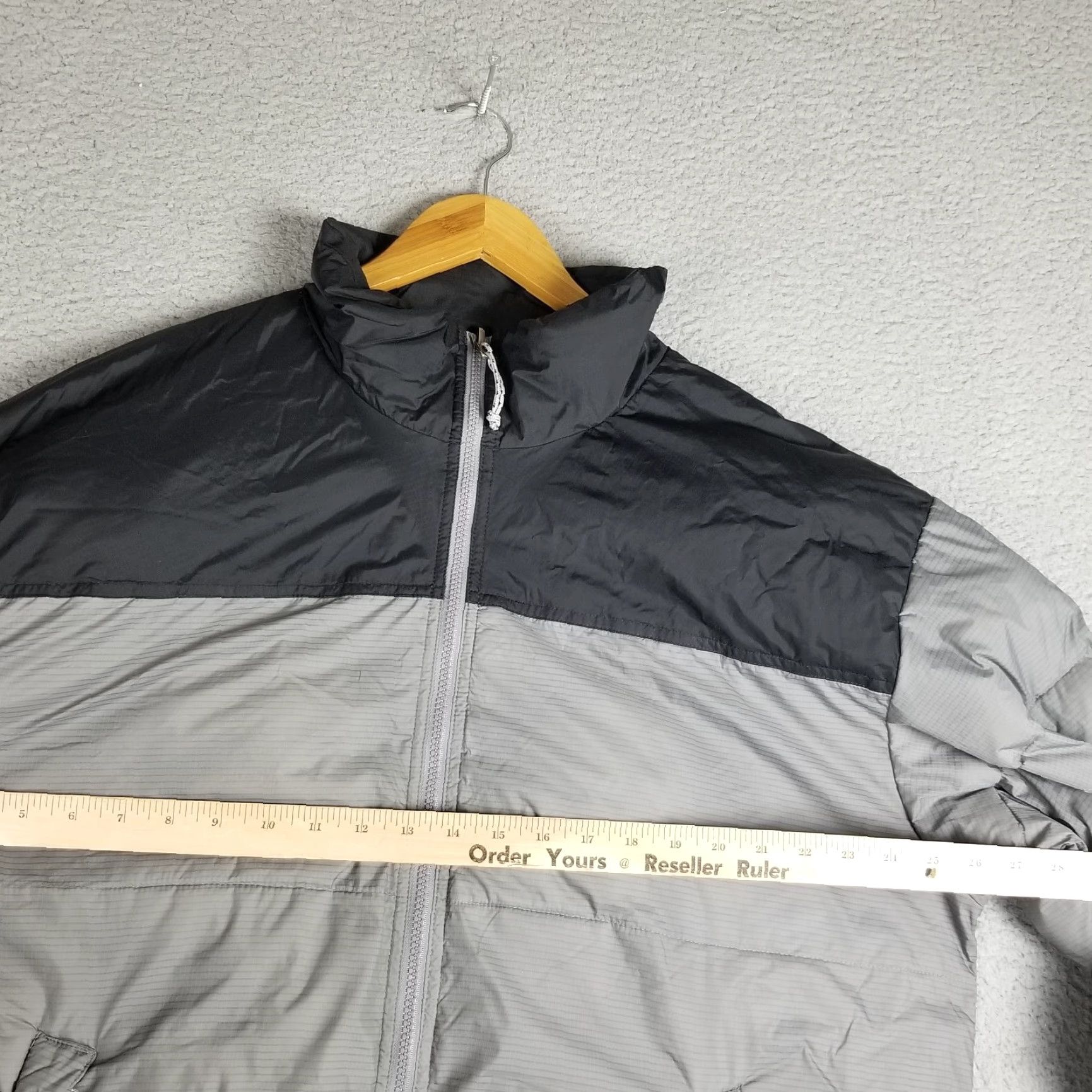 Vintage Cabela's Vintage Jacket Men XLT Puffer Nylon Rain Coat Full Zip Gray Black Winter Spring Fall Coat Style Rain Size US XL / EU 56 / 4 - 5 Thumbnail