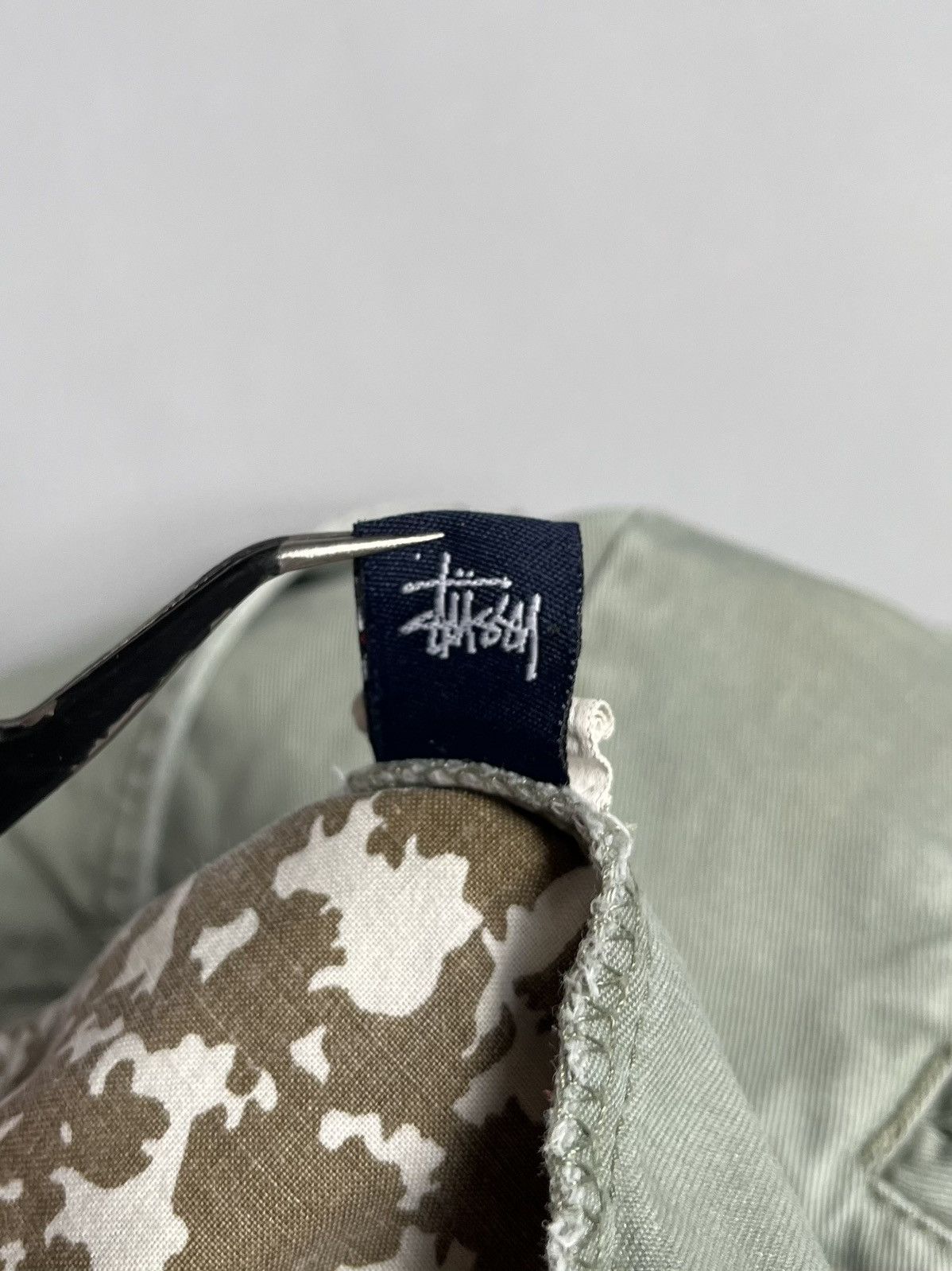 Stussy × Vintage Stussy Y2K Women Grey Pockets Faded Mini Skirt Size 32" / US 10 / IT 46 - 15 Thumbnail