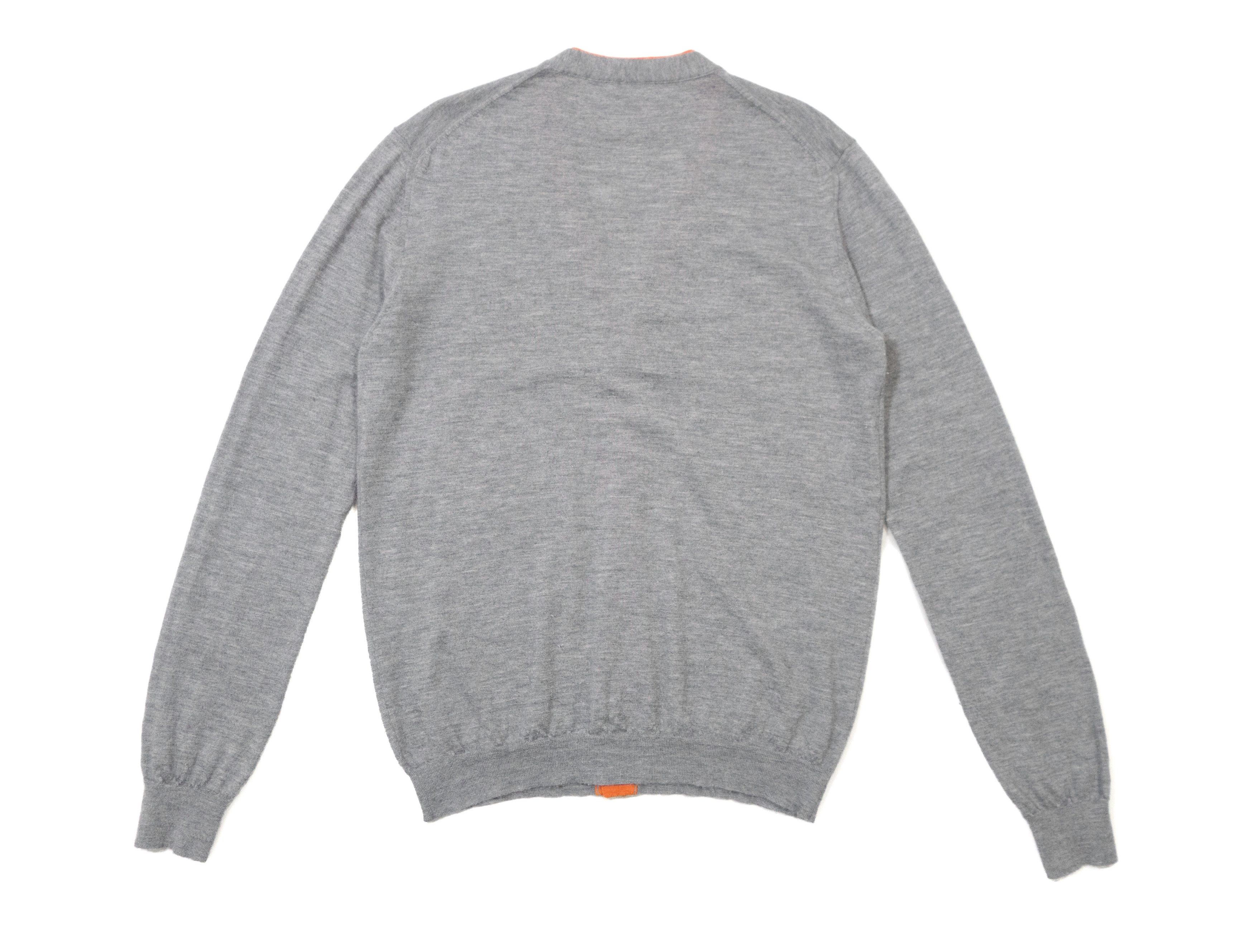 Jil Sander Raf Simons Era Trim Stripe Soft Light Cardigan Size US M / EU 48-50 / 2 - 2 Thumbnail