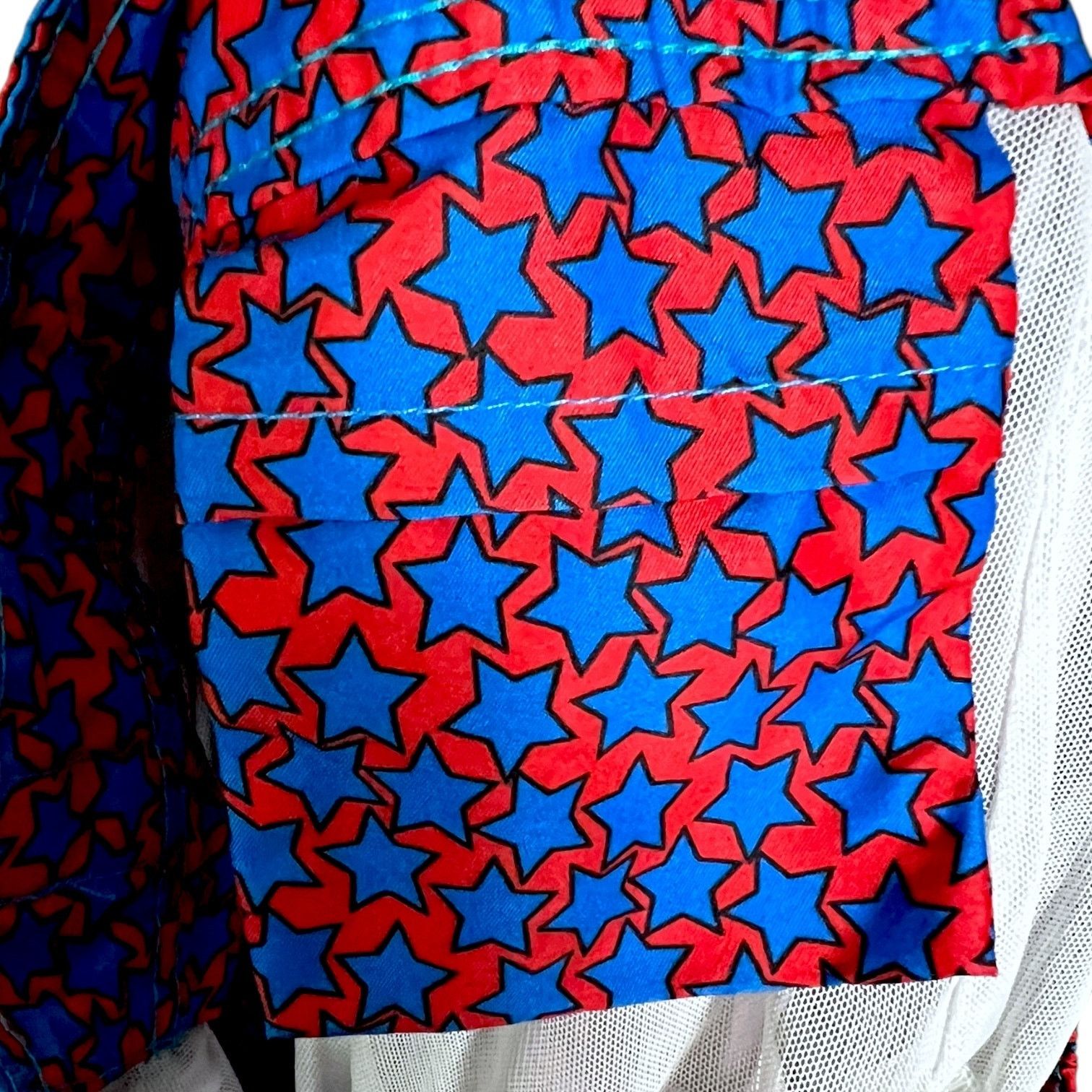 Other Beach Bros Star Pattern Red & Blue Men's Swim Trunks Beach M Size US 32 / EU 48 - 9 Thumbnail