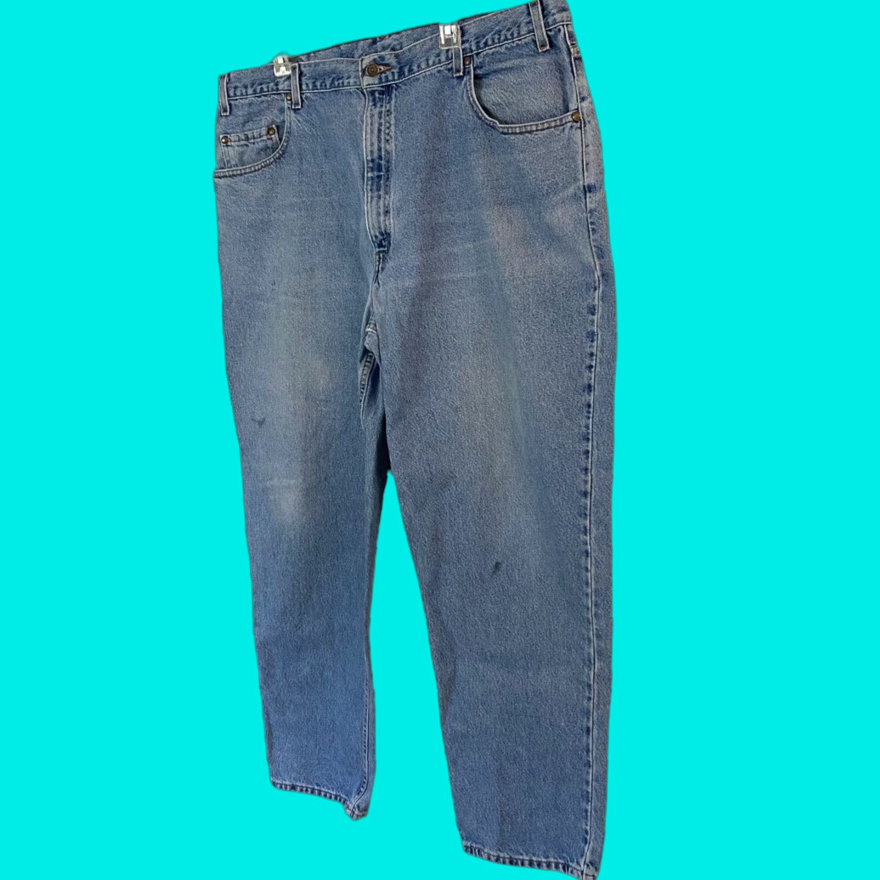 Levi's VINTAGE Levi's 545 Jeans Denim Blue Pockets Loose Fit Mens Size 44 X 32 Size US 44 / EU 60 - 1 Thumbnail