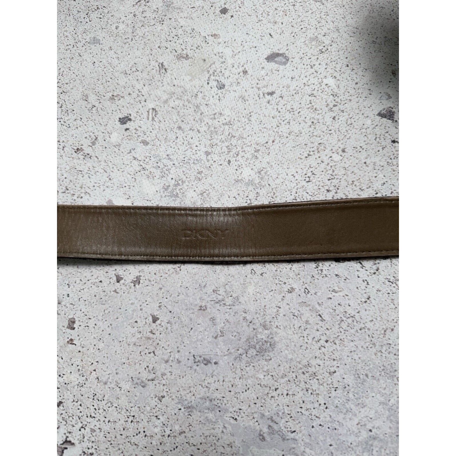 DKNY DKNY Monogram Logo Brown Belt Size S Size ONE SIZE - 8 Thumbnail