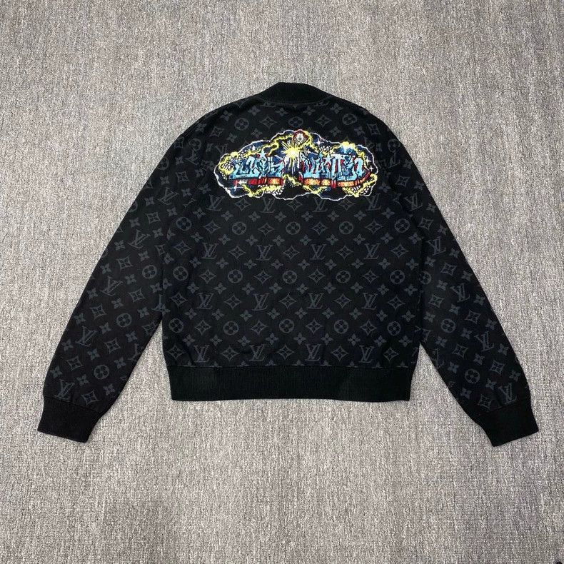 Louis Vuitton Louis Vuitton fully graffiti-printed logo jacket 2502-Nexta Size US M / EU 48-50 / 2 - 2 Thumbnail