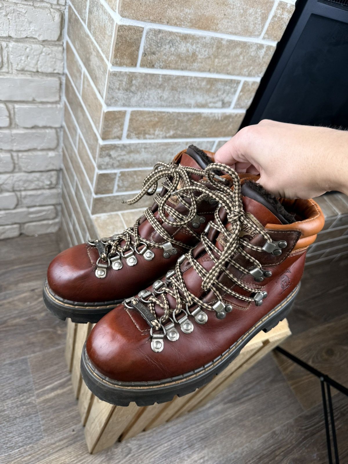 Paraboot Che Guevara Vintage Y2K Chunky Paraboot Combat Boots Size Size US 8 / EU 41 - 4 Thumbnail