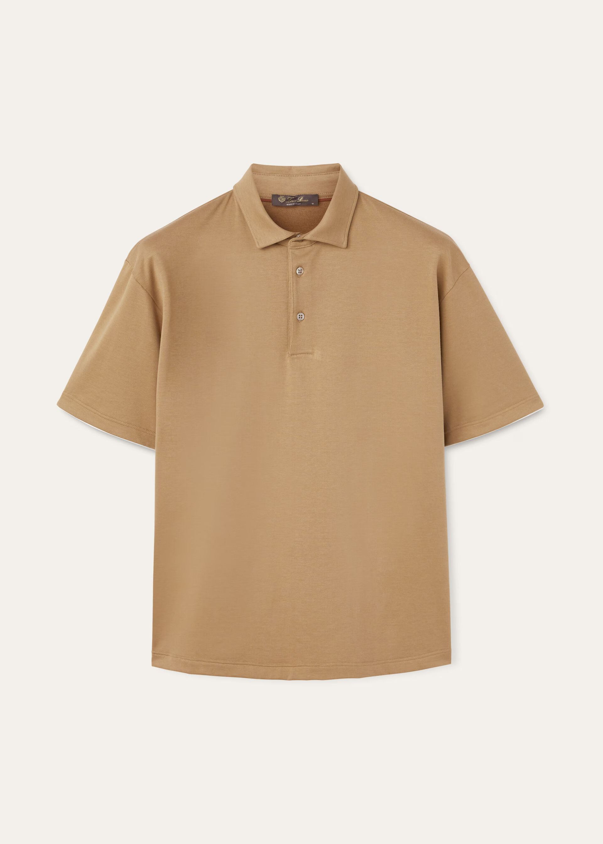 Loro Piana o1w1db10824 Cotton Polo Shirt in Brown Size US S / EU 44-46 / 1 - 1 Thumbnail