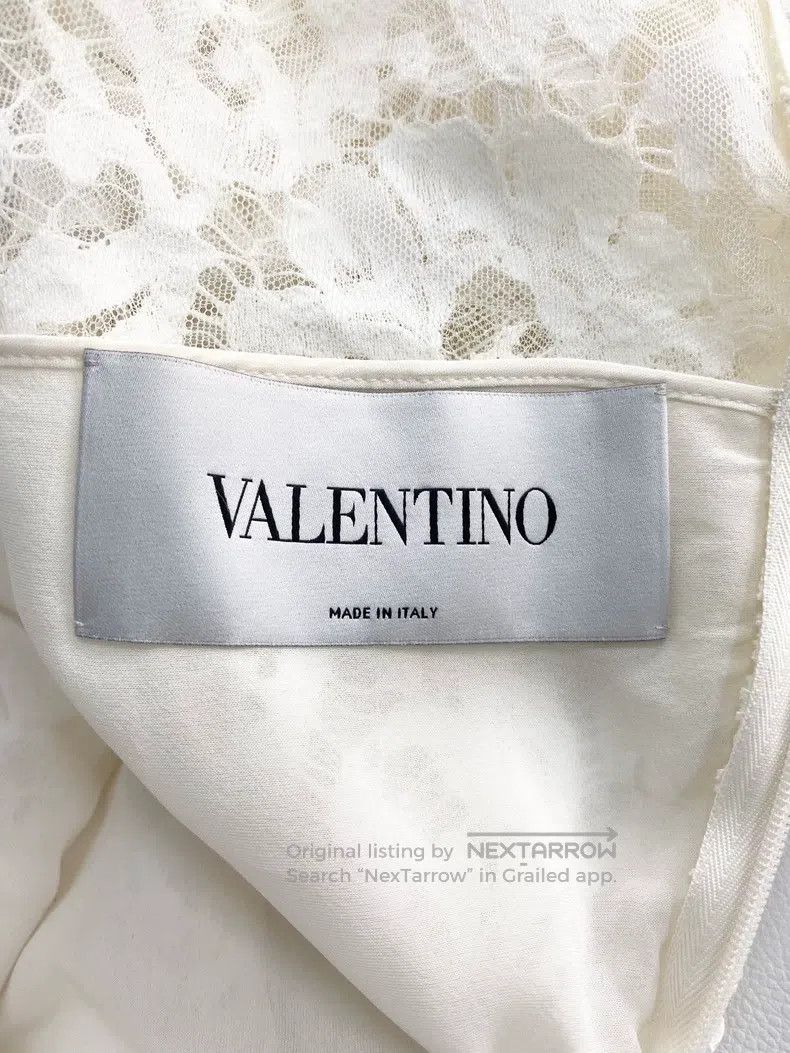 Valentino Valentino Mulberry silk cut-out lace dress Size XS / US 0-2 / IT 36-38 - 3 Thumbnail