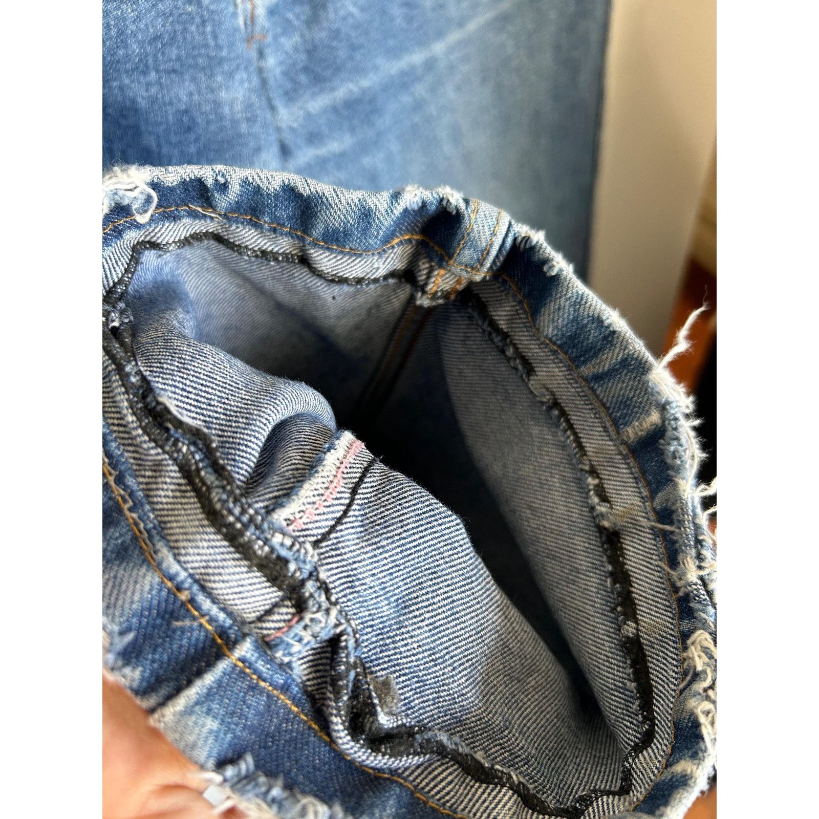 Levi's Levi's 501 W36 L32 - Distressed Vintage Jeans - Cropped Hem Size US 36 / EU 52 - 6 Thumbnail