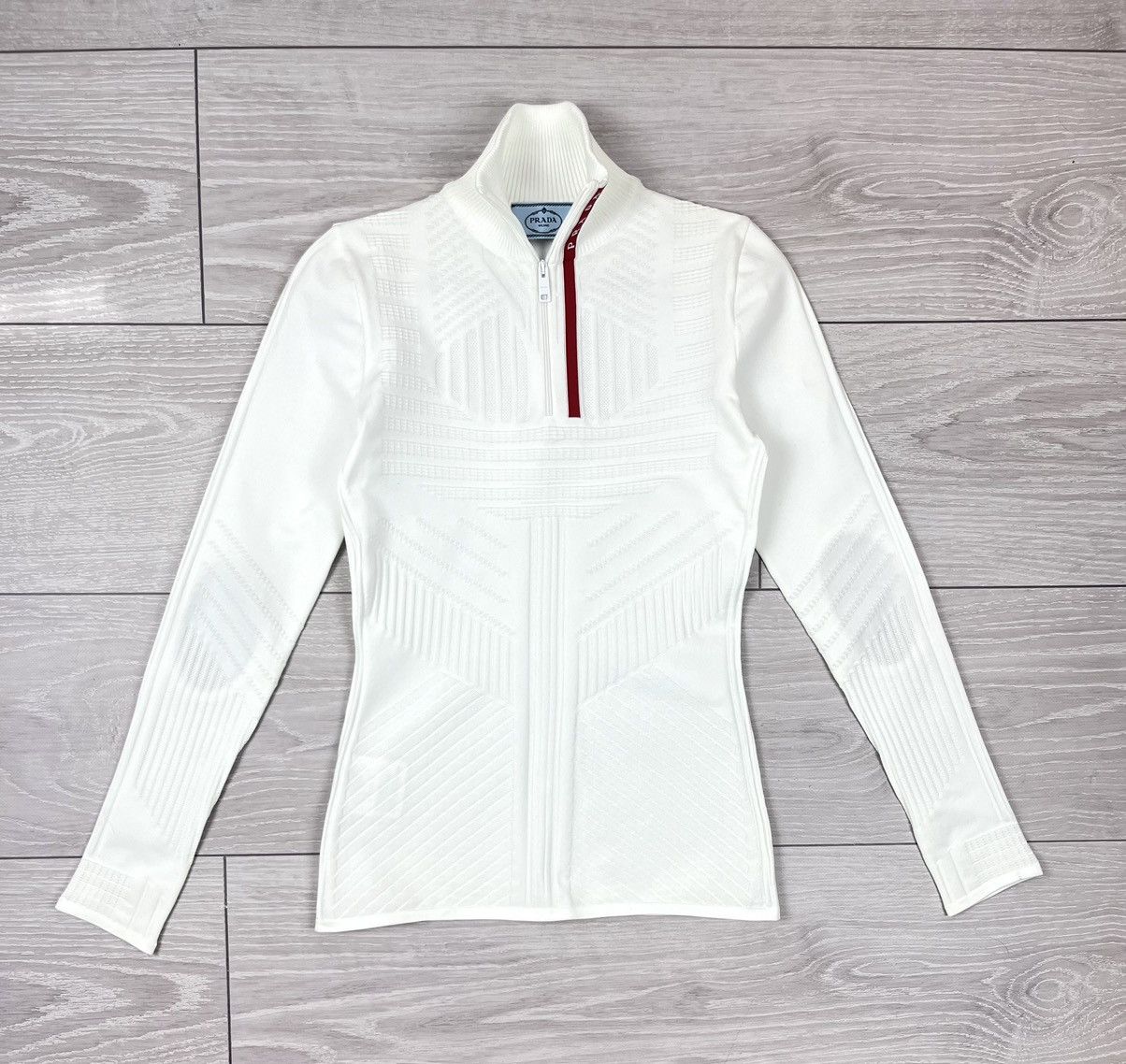 Prada Prada Linea Rossa Tech Ski Zip Top Sweater Size S / US 4 / IT 40 - 1 Thumbnail