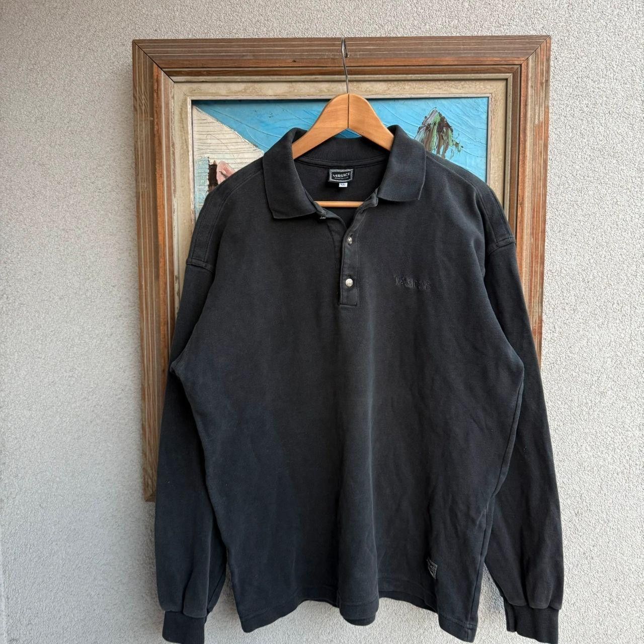 Versace Versace Sweatshirt Black Vintage Retro 90s Size US L / EU 52-54 / 3 - 2 Thumbnail