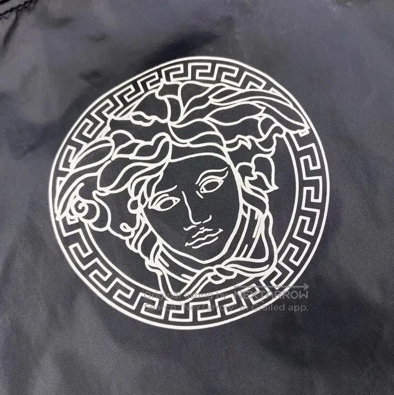 Versace Versace Black Nylon Women's Jacket . Size L / US 10 / IT 46 - 4 Thumbnail