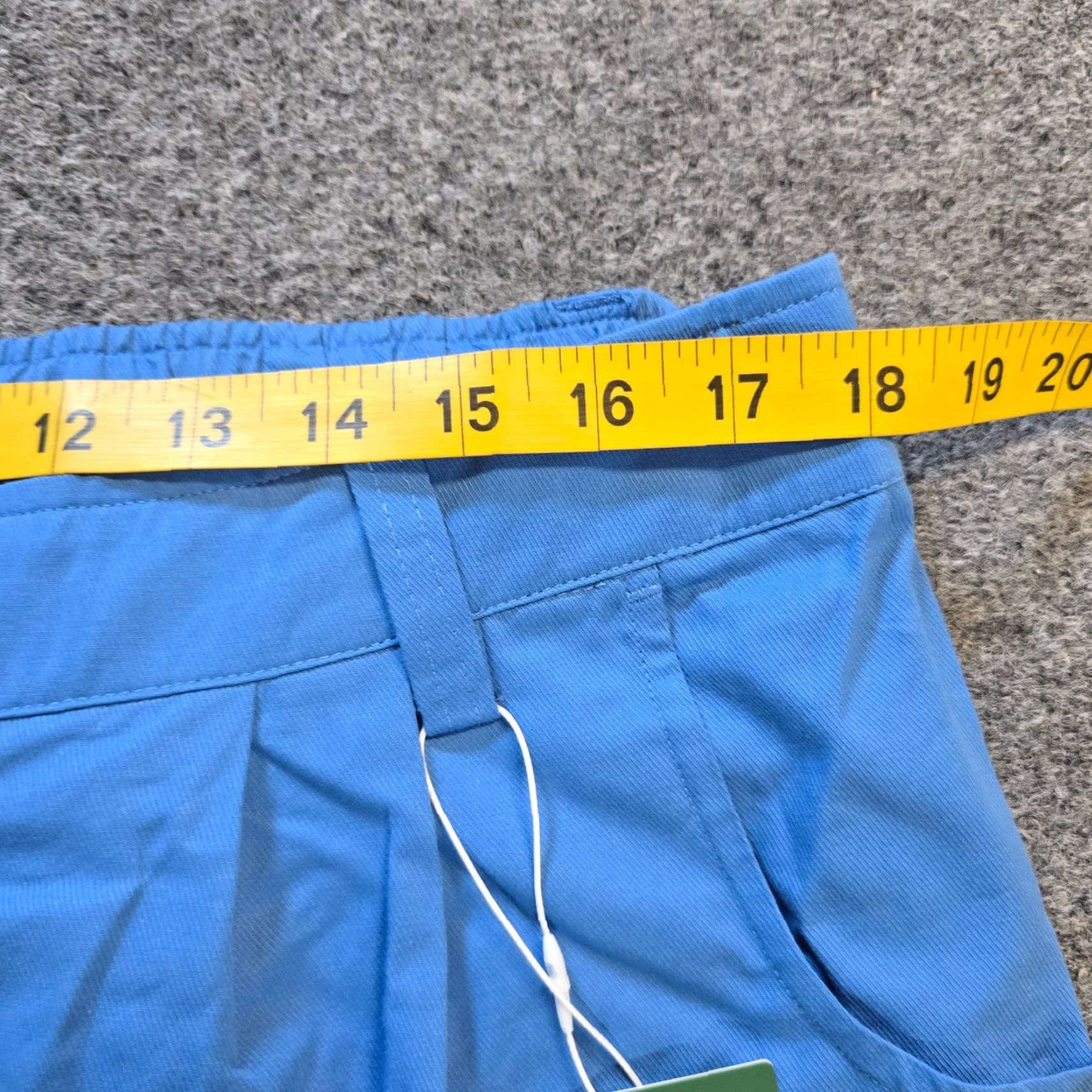 Vintage Halara Pants Womens XL Blue Mid Rise Casual Cotton Joggers Pockets Cropped Size 40" / US 18 - 6 Thumbnail
