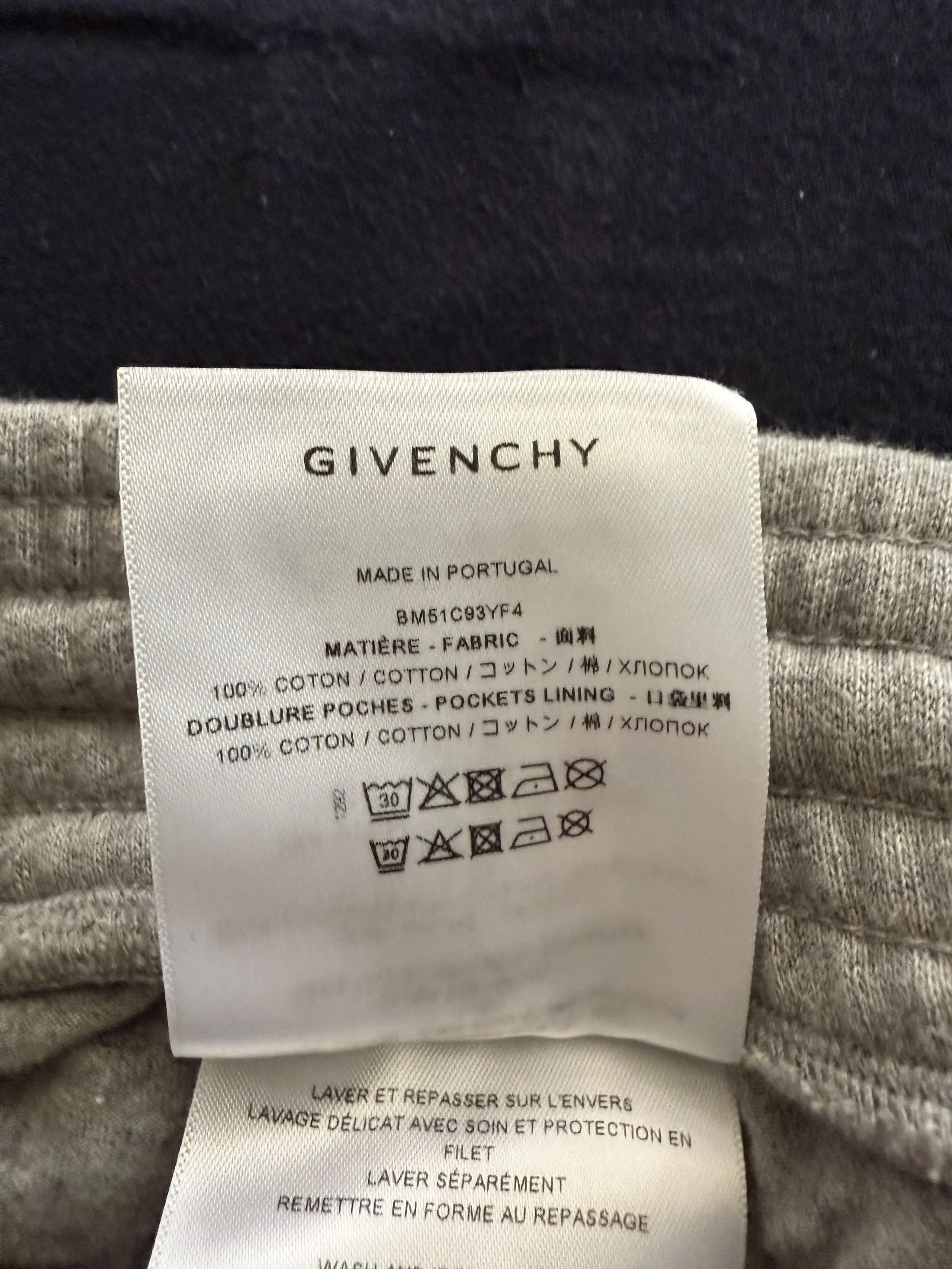 Givenchy Cargo Cotton Jersey Sweatpants Size US 34 / EU 50 - 12 Thumbnail