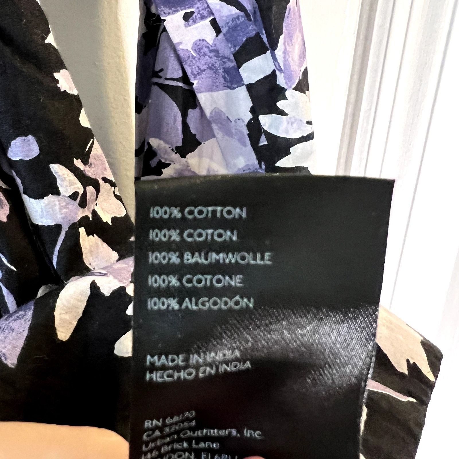 Anthropologie Anthropologie Purple Black Floral Corset dress Size S / US 4 / IT 40 - 9 Thumbnail