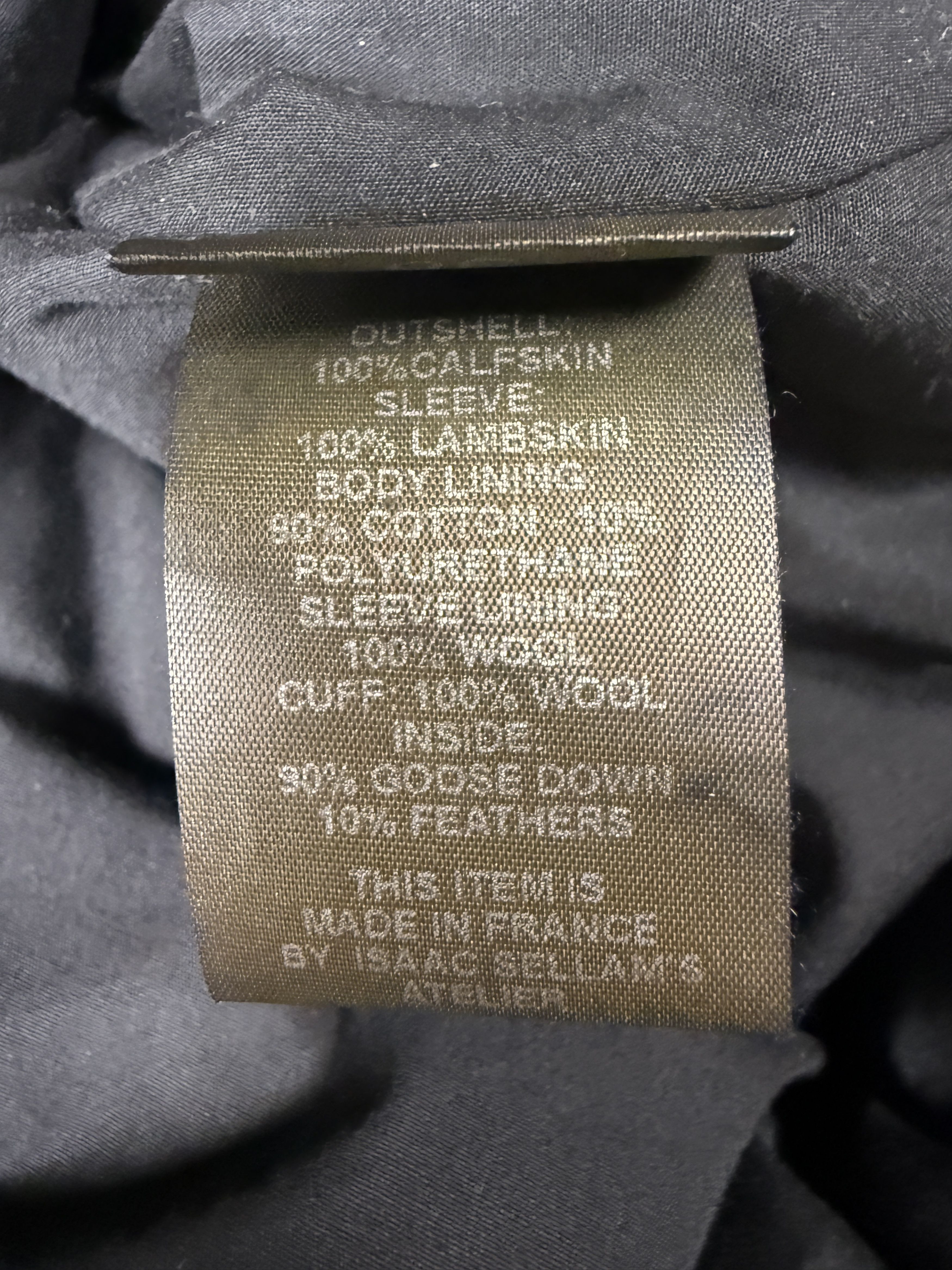 Isaac Sellam Experience Isaac Sellam Experience Hooded Down Leather Jacket Size XS / US 0-2 / IT 36-38 - 7 Thumbnail
