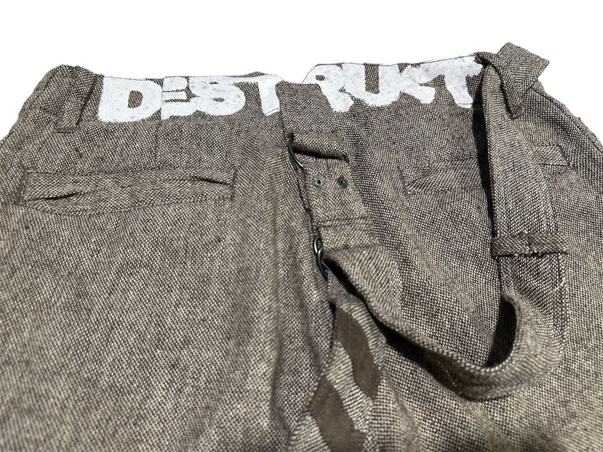 PPFM 🔥Sick Y2K PPFM Destruct Wool Bondage Pants Size US 32 / EU 48 - 3 Thumbnail