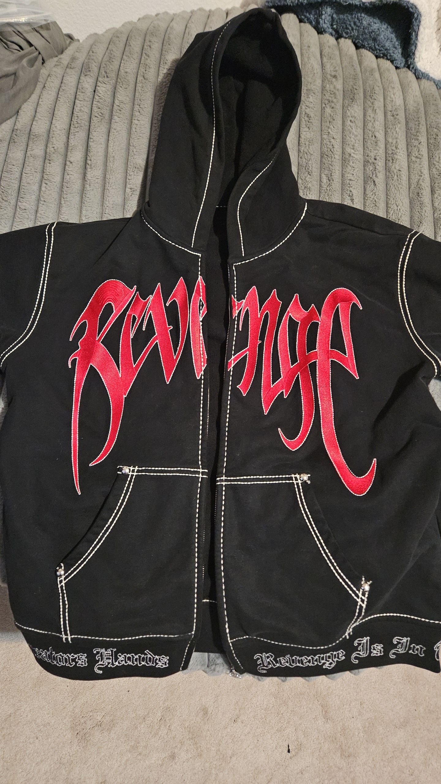 Revenge REVENGE CONTRAST ZIP (bred) 2nd release Size US XL / EU 56 / 4 - 2 Thumbnail