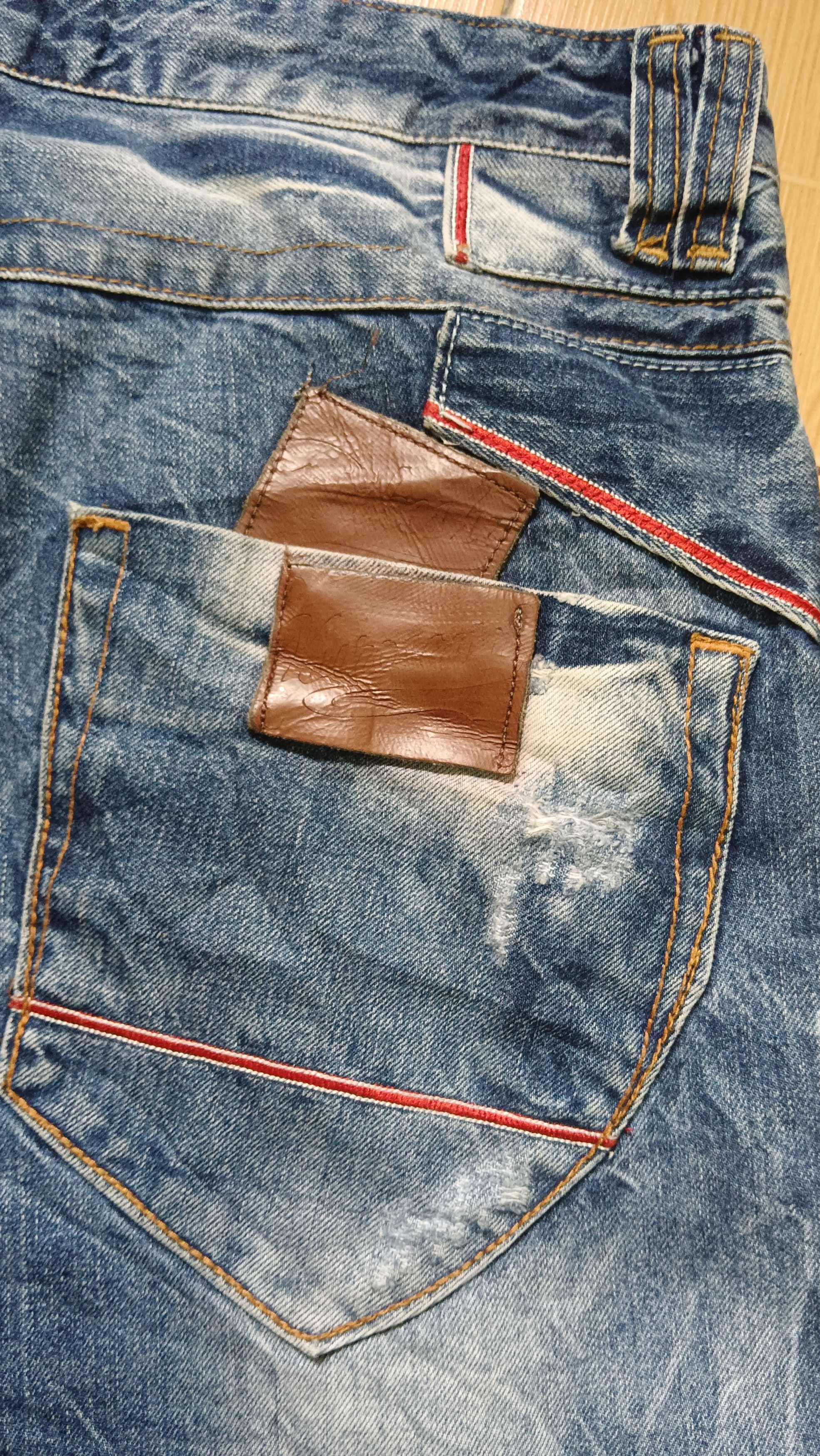Takeshy Kurosawa Takeshy Kurosawa The Art Denim Size US 35 - 12 Thumbnail