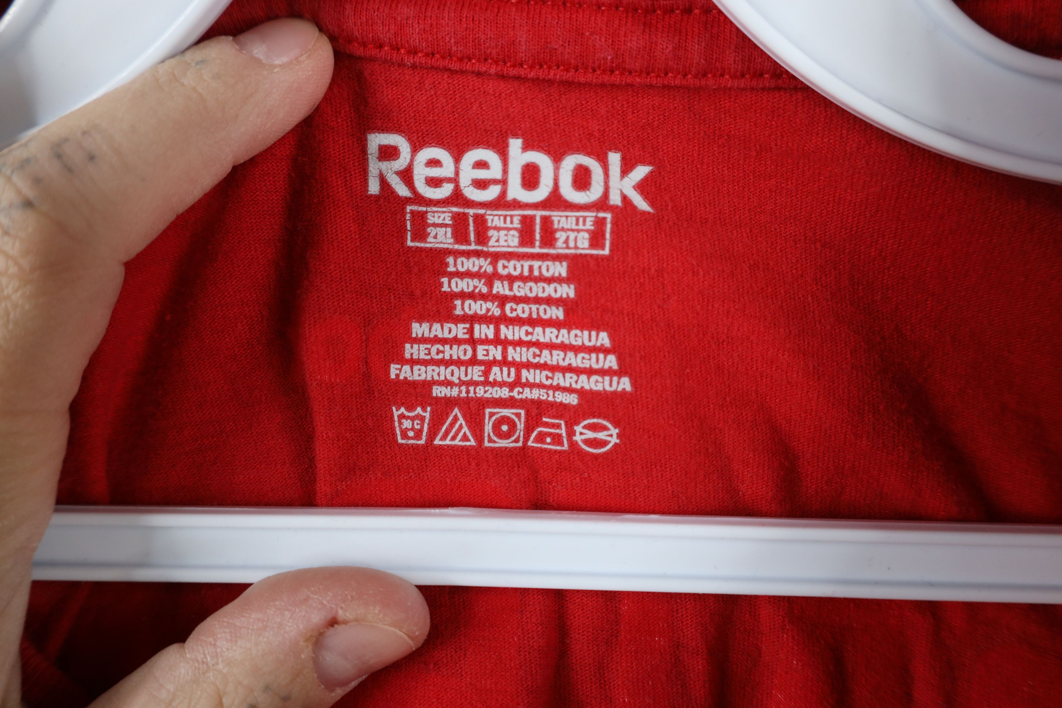 Reebok × Vintage Vintage Reebok Datsyuk Detroit Red Wings Hockey T-Shirt #13 Size US XXL / EU 58 / 5 - 7 Thumbnail