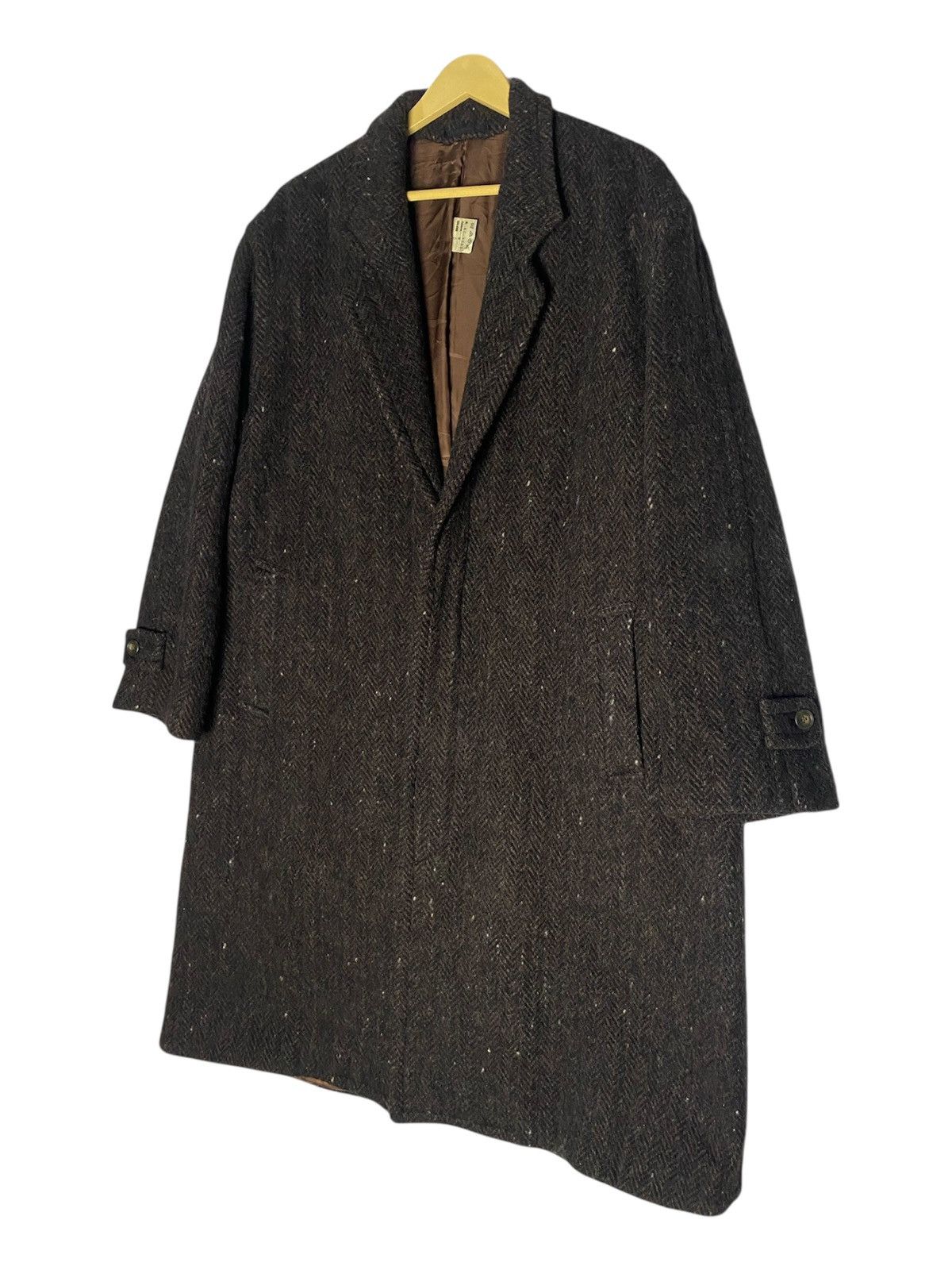 Japanese Brand Vintage Japanese Brand Artigiano Brown Wool Jacket Size US L / EU 52-54 / 3 - 2 Thumbnail