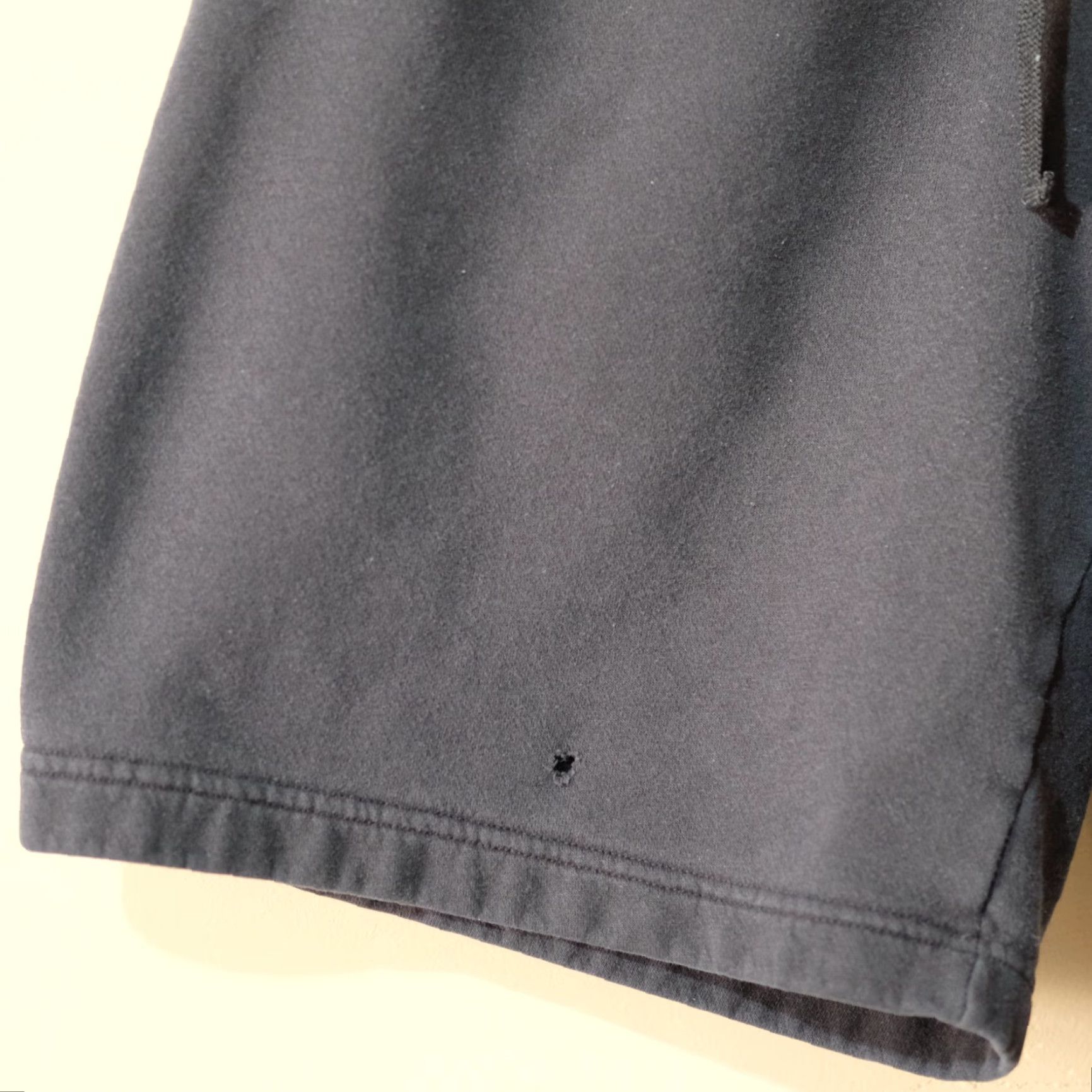 Nike Nike Sweatshorts Black Large Logo Drawstring Men's L Size ONE SIZE - 3 Thumbnail