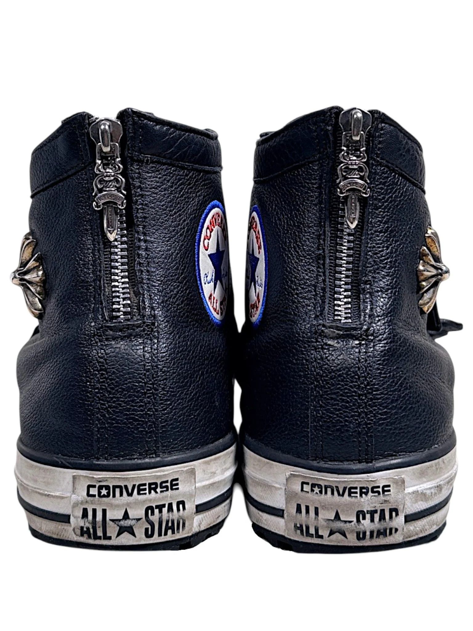 Chrome Hearts Gunslinger Buckle Leather Converse Black Size US 9 / EU 42 - 3 Thumbnail