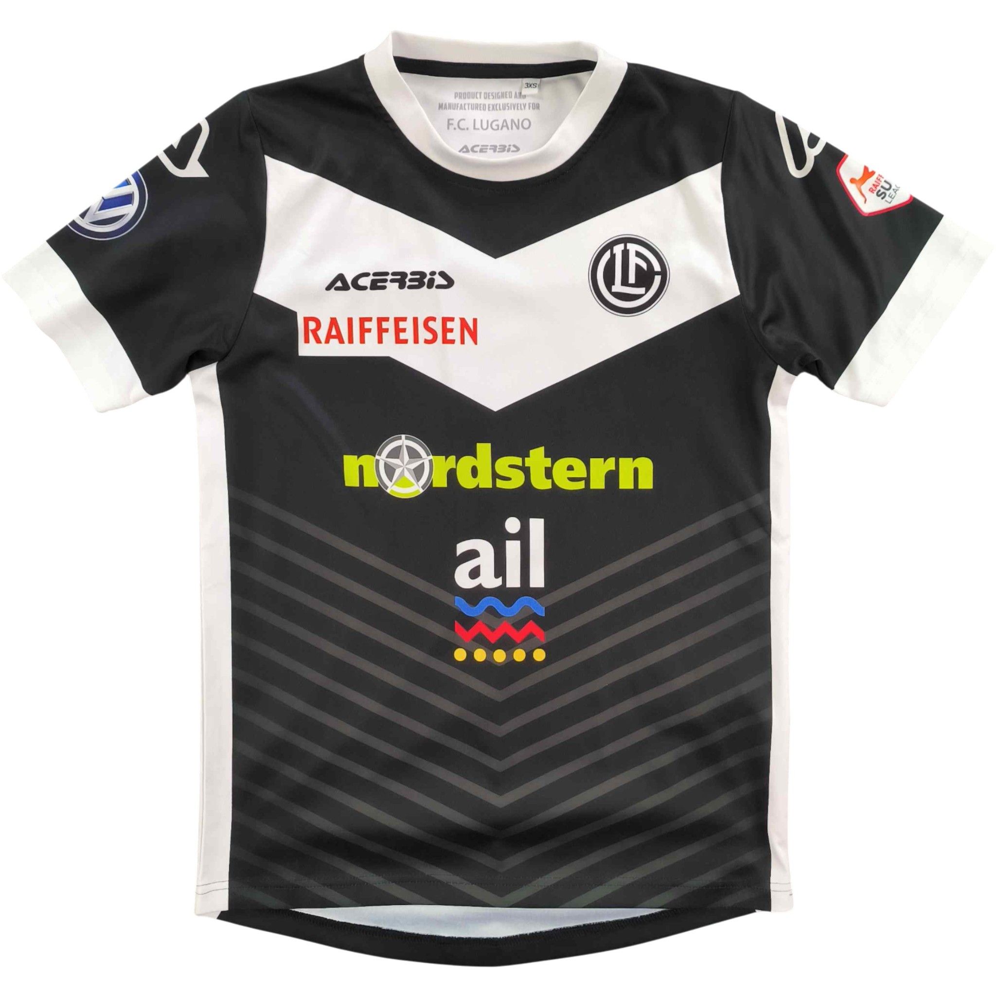 Other FC Lugano 18-19 Acerbis home football jersey shirt size 3XS Size US XXS / EU 40 - 1 Thumbnail