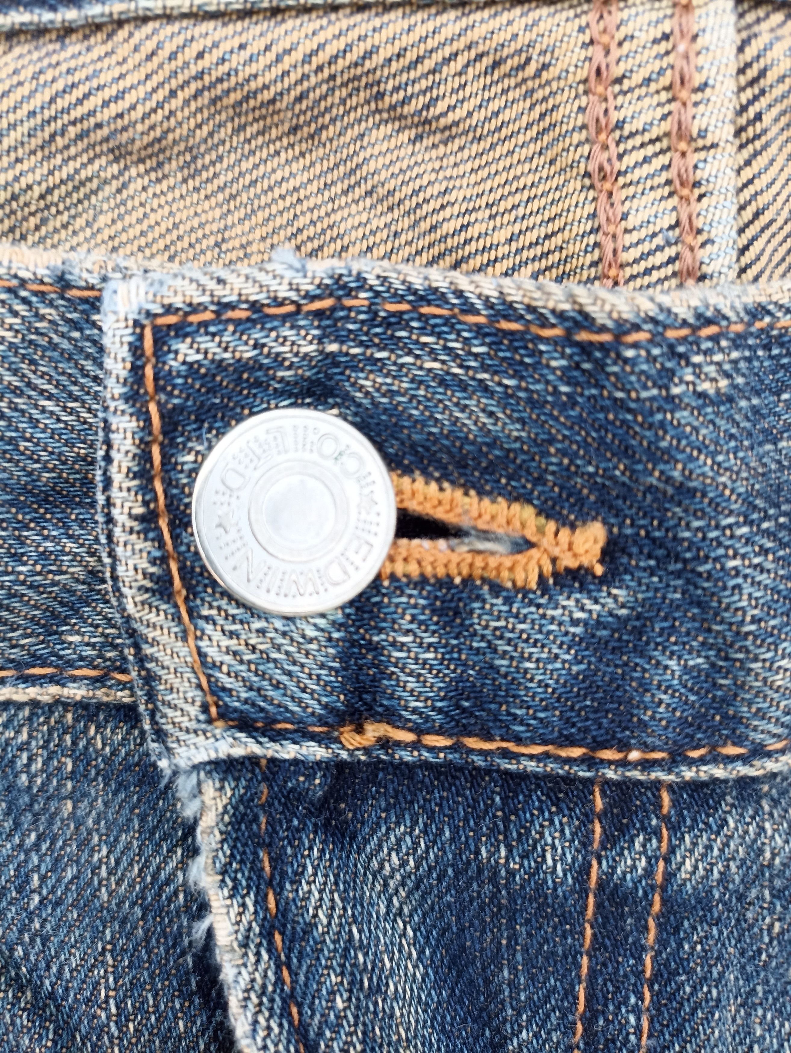 Beauty Beast Vintage Edwin Jeans distressed beauty beast Size US 34 / EU 50 - 4 Thumbnail