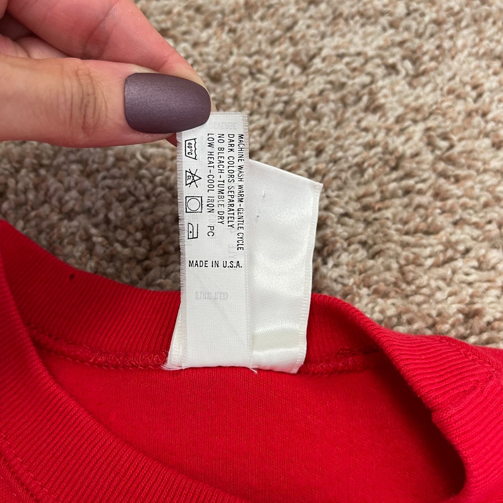 Pepsi VTG 1980’s Red White Pepsi Drop Shoulder Sweatshirt NWOT M Size US M / EU 48-50 / 2 - 16 Thumbnail