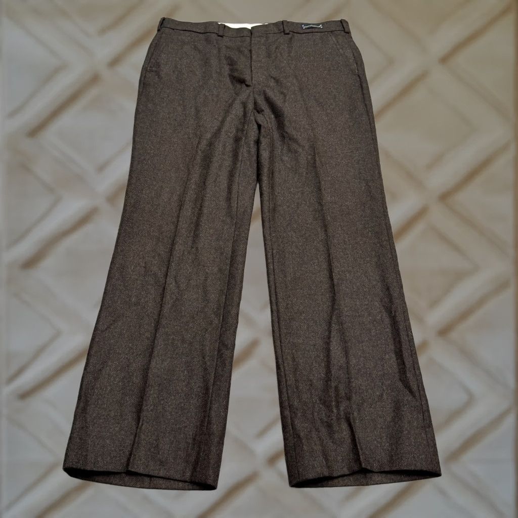 Pendleton VINTAGE Pendleton Brown Wool Dress Pants Mens 36x31 Straight Front 90s Preppy Designer Workwear Dress Pants Mens Size US 36 / EU 52 - 1 Thumbnail