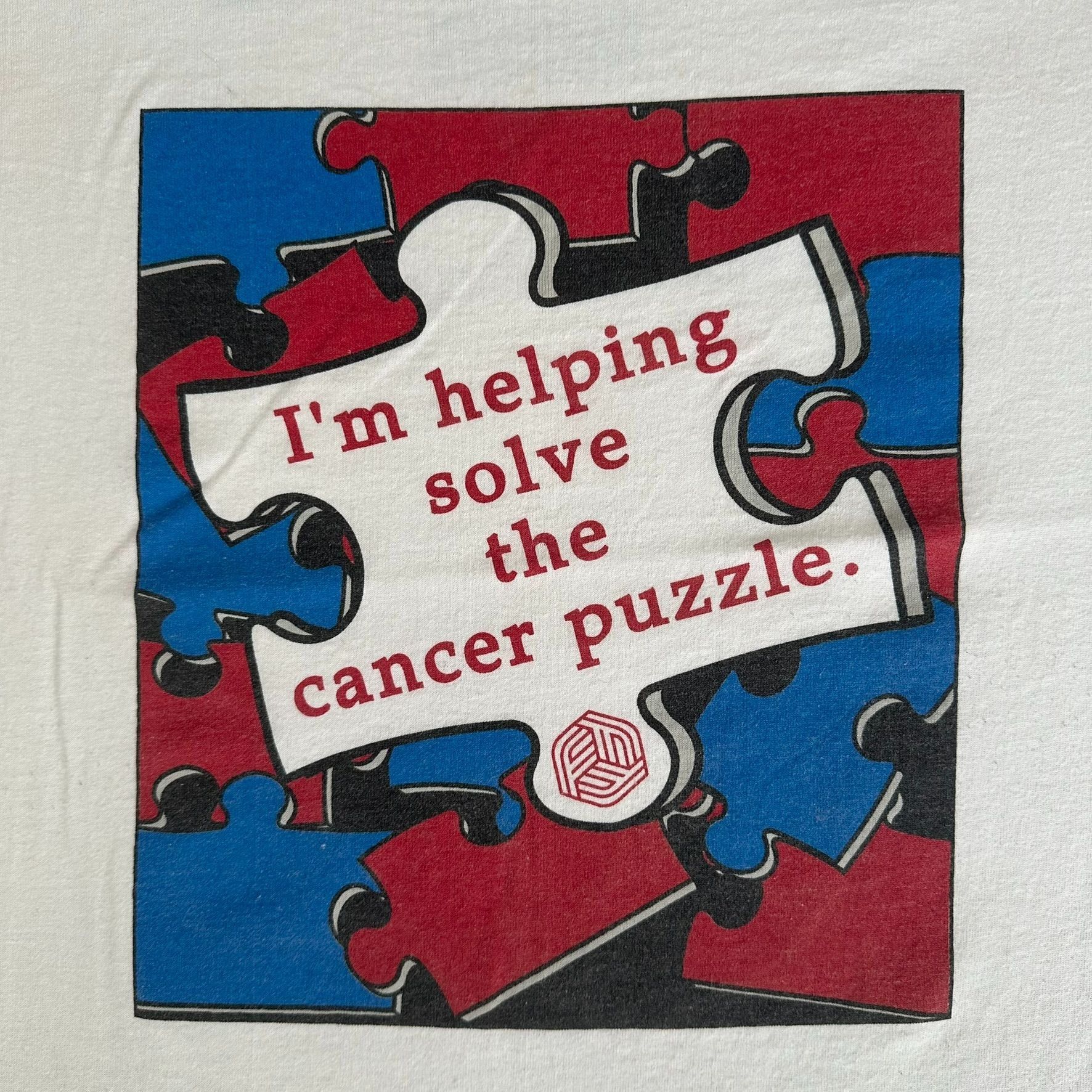 Vintage Vintage 80s Cancer Research T-Shirt Single Stitch Florida Ho Size US L / EU 52-54 / 3 - 2 Thumbnail