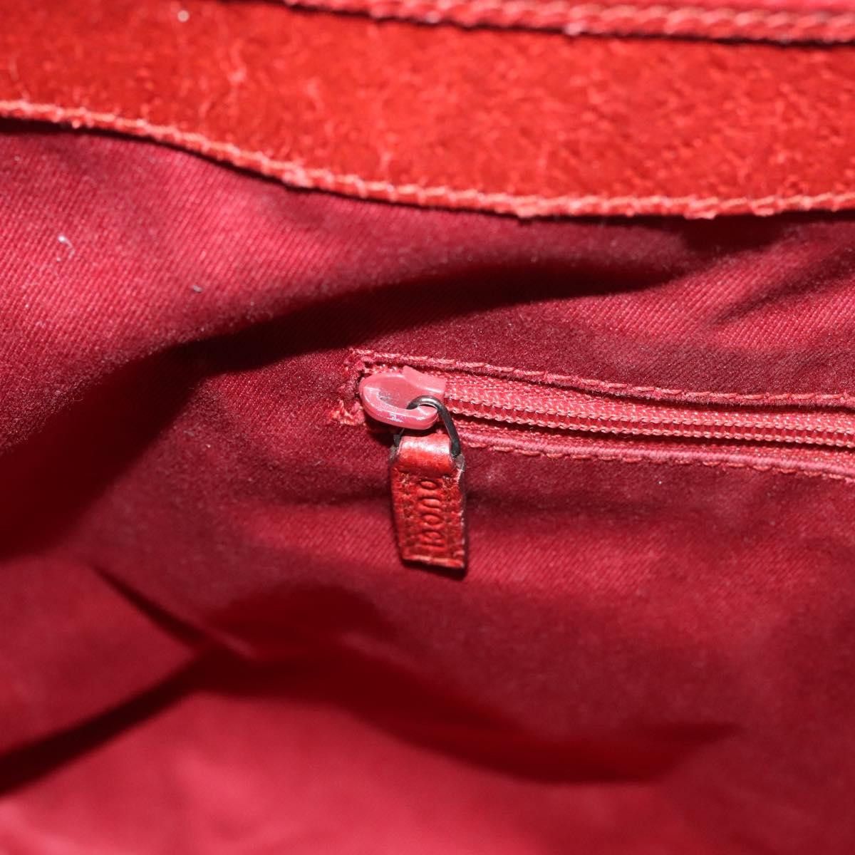Gucci GUCCI GG Canvas Shoulder Bag Red Size ONE SIZE - 18 Thumbnail