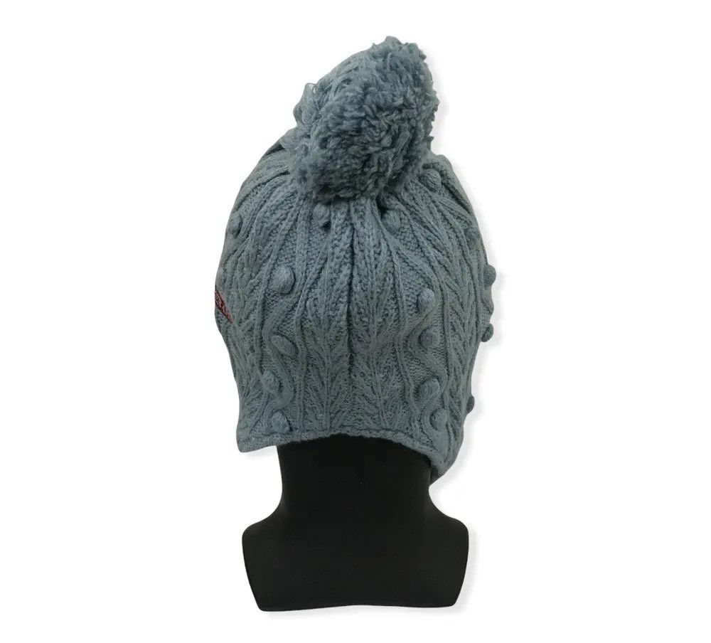 Japanese Brand × Vintage Japanese Brand Plain Earflap Beanie Hat Size ONE SIZE - 4 Thumbnail