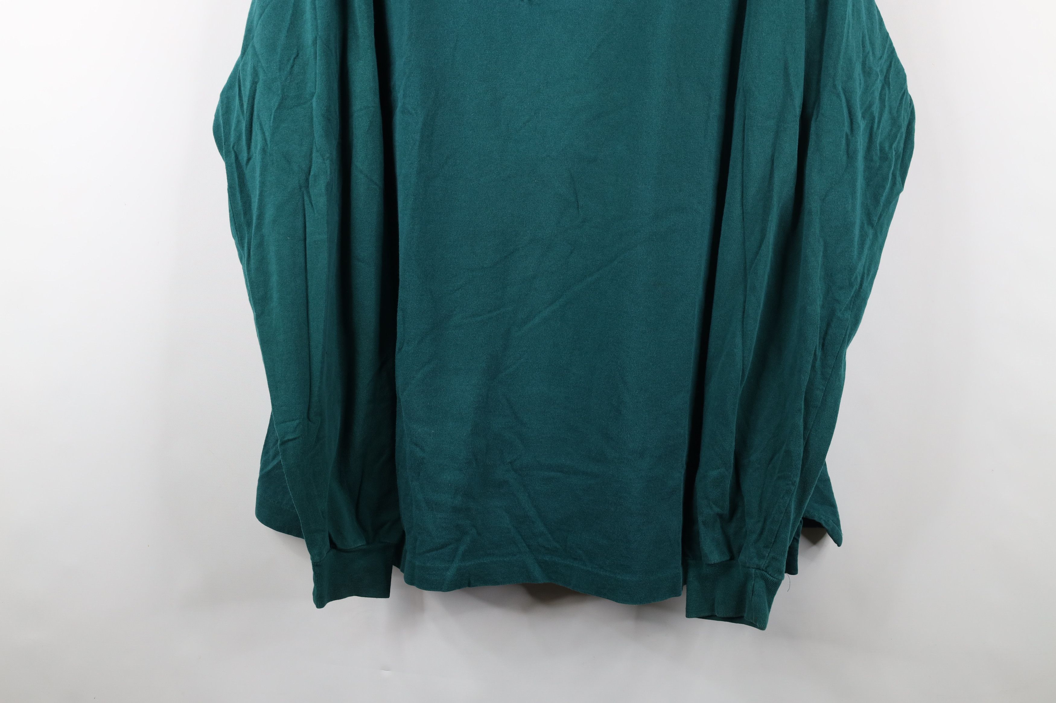 Vintage Vintage 90s Streetwear Cotton Long Sleeve Henley T-Shirt USA Size US XL / EU 56 / 4 - 3 Thumbnail