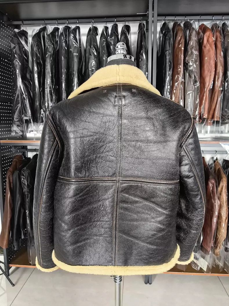 The Real McCoy's the real mccoys D-1 Pilot One-piece Fur and Leather Jacket Size US M / EU 48-50 / 2 - 7 Thumbnail