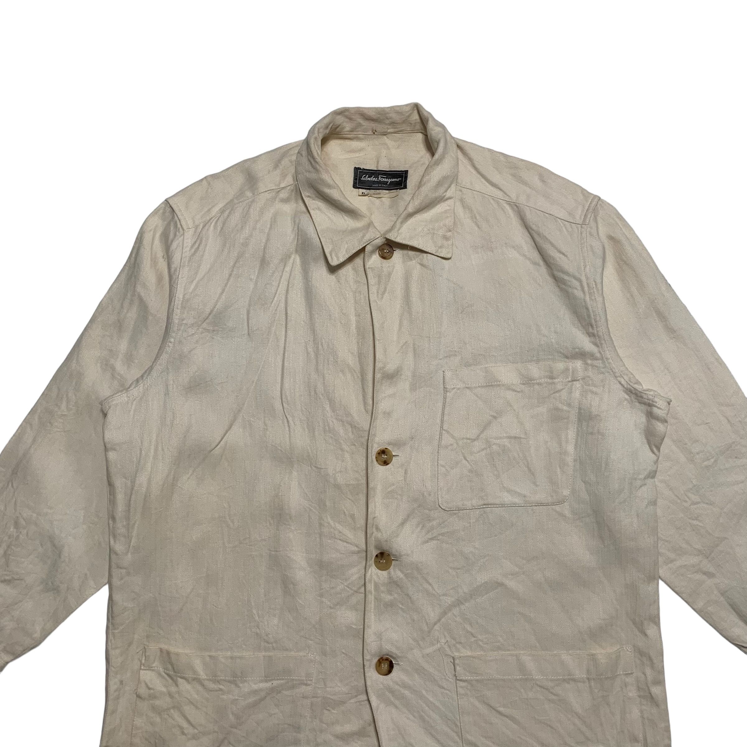 Salvatore Ferragamo Salvatore Ferragamo Chore Jacket Size US XL / EU 56 / 4 - 3 Thumbnail