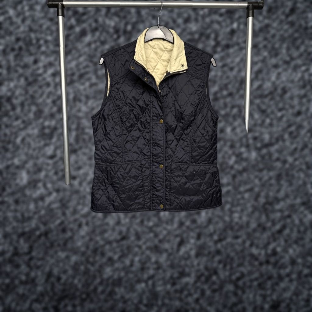 Barbour Barbour Vest Gilet Quilted Barbour Liddesdale Womens Summer UK 14 (L) Blue Quilted Vest Womens Mens Girls Size L / US 10 / IT 46 - 1 Thumbnail