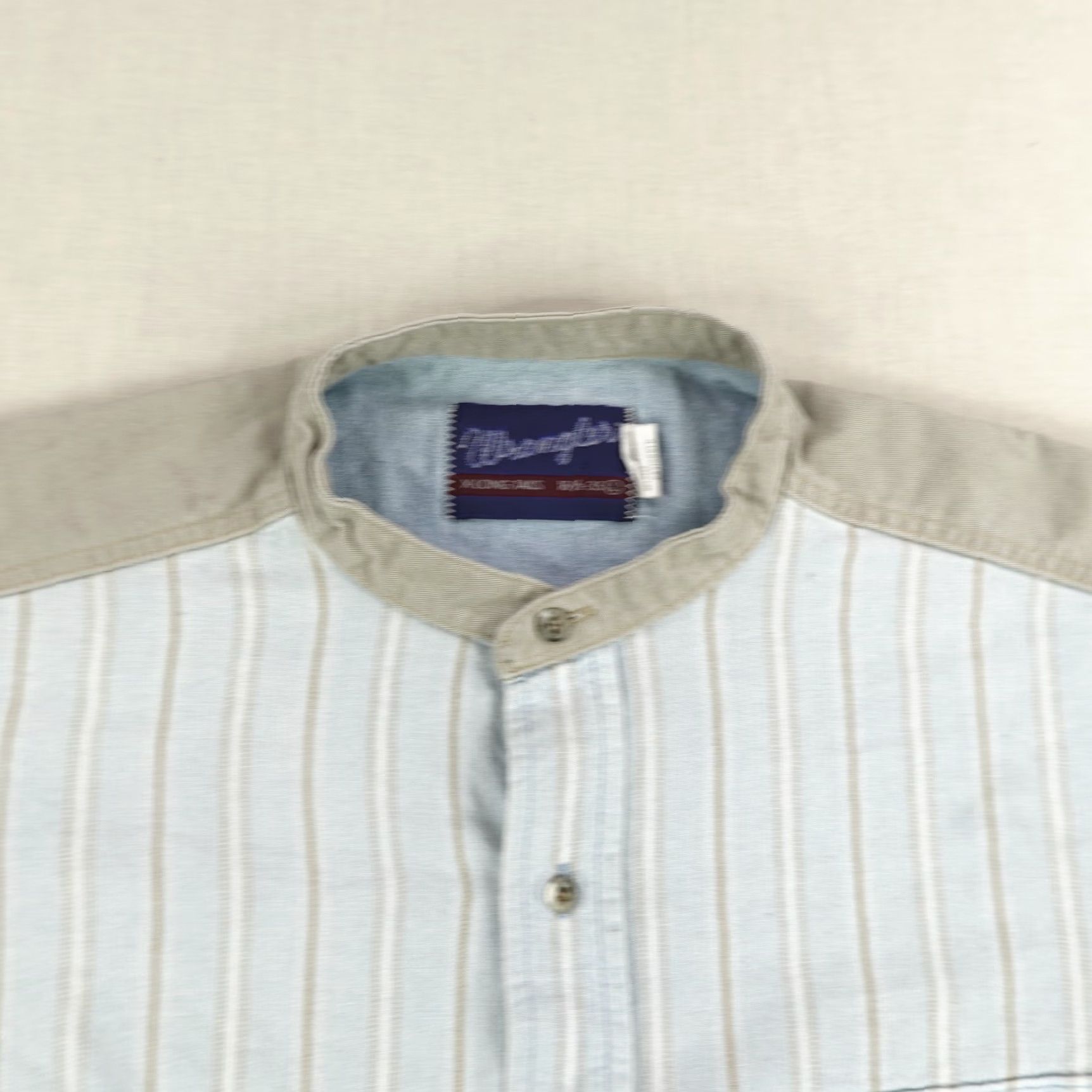 Wrangler VINTAGE Wrangler Shirt Mens Large Blue Western Button Up Casual Cowboy 90s Outdoor Size US L / EU 52-54 / 3 - 2 Thumbnail