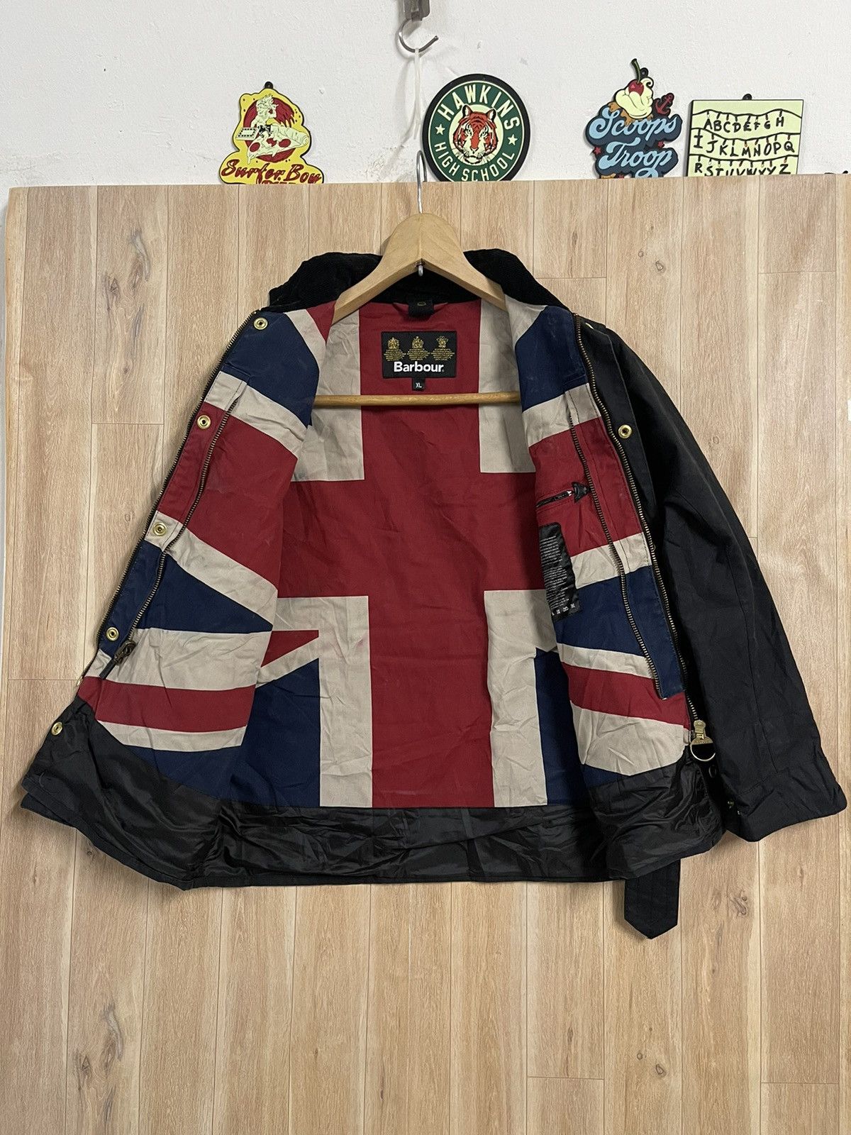 Barbour × Vintage Vintage Barbour Ladies Jacket For Cafe Racer Mods XL Size XL / US 12-14 / IT 48-50 - 7 Thumbnail
