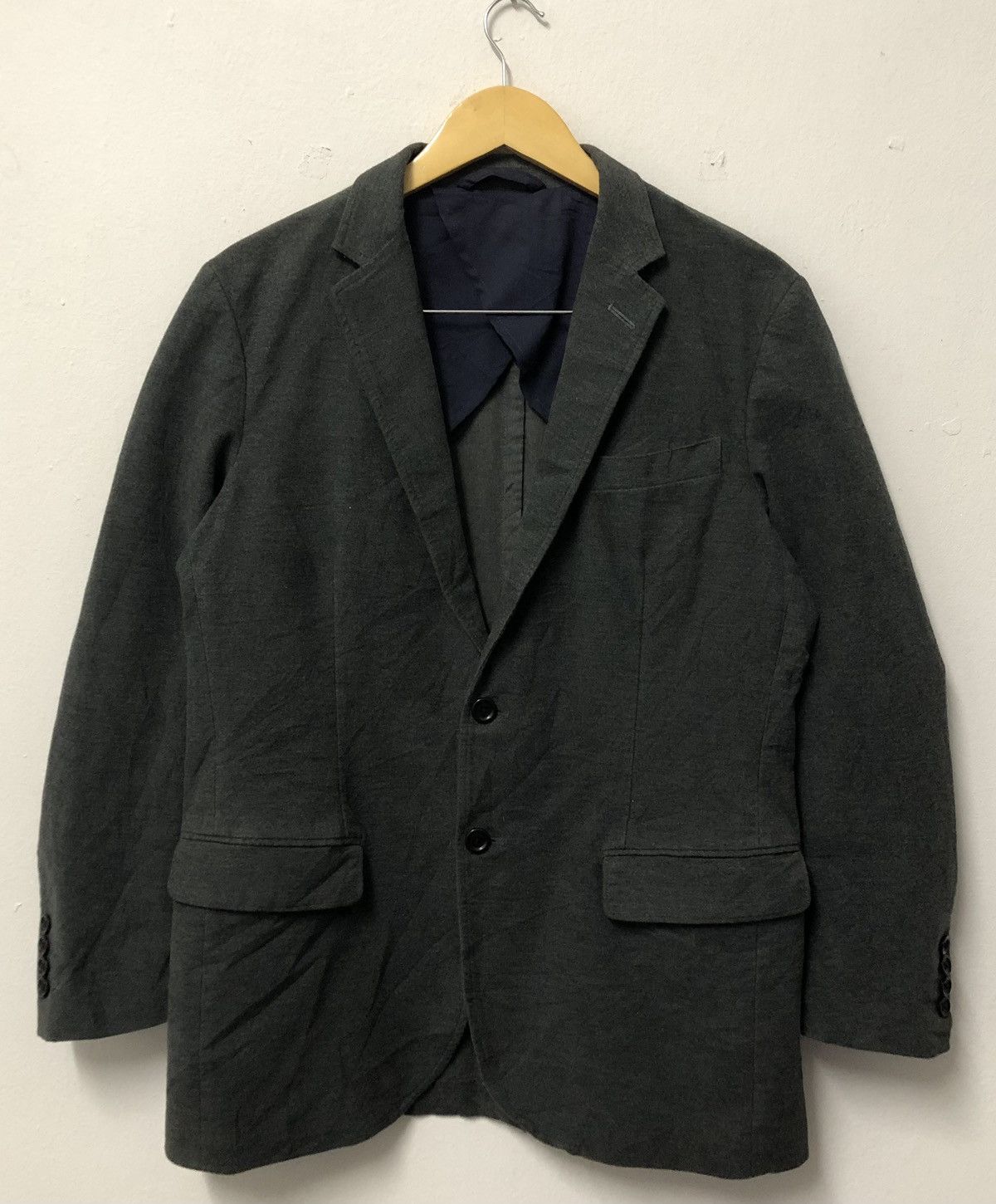 Designer × Lands' End × Vintage Vintage Land End Blazer Coat Jacket Size 38R - 1 Thumbnail