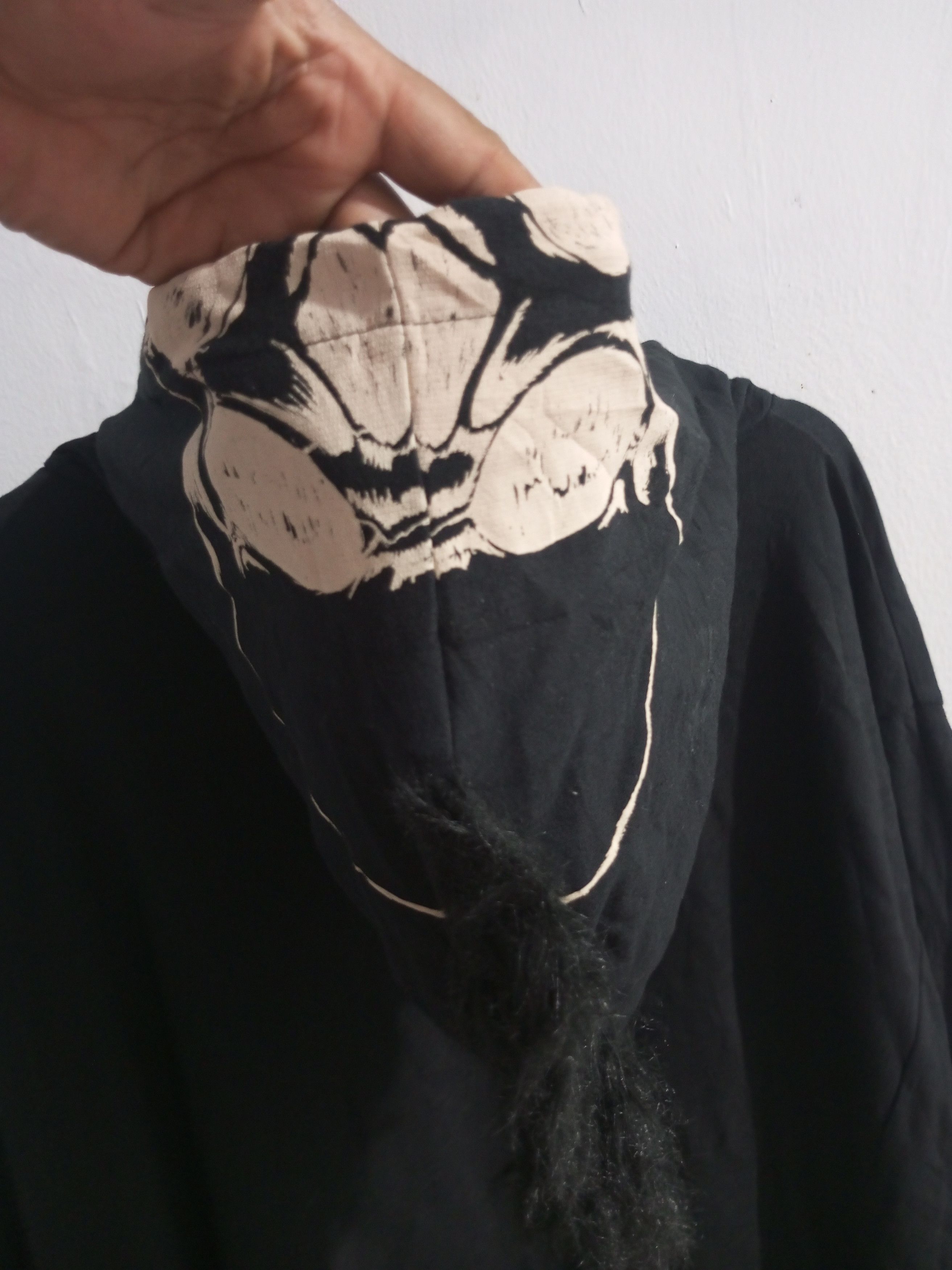 Hysteric Glamour Japanese glad news punk skeleton studded bat hoodie Size US XL / EU 56 / 4 - 6 Thumbnail