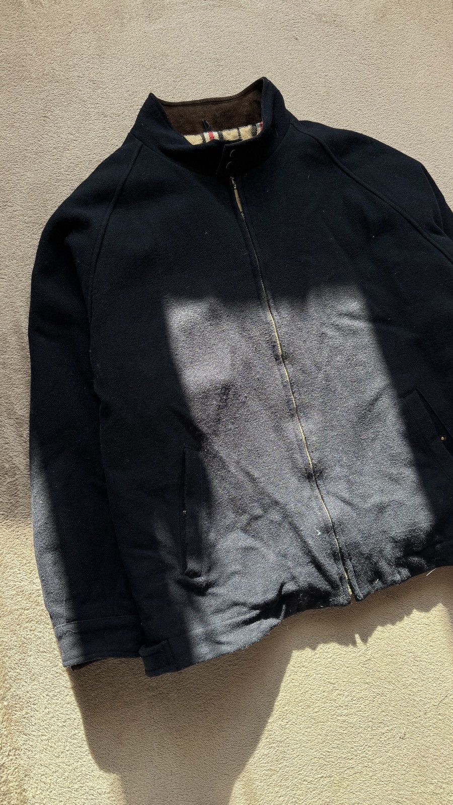 Vintage Vintage 90s Faded Wool Jacket barbour burberry hunting fish Size US XL / EU 56 / 4 - 3 Thumbnail