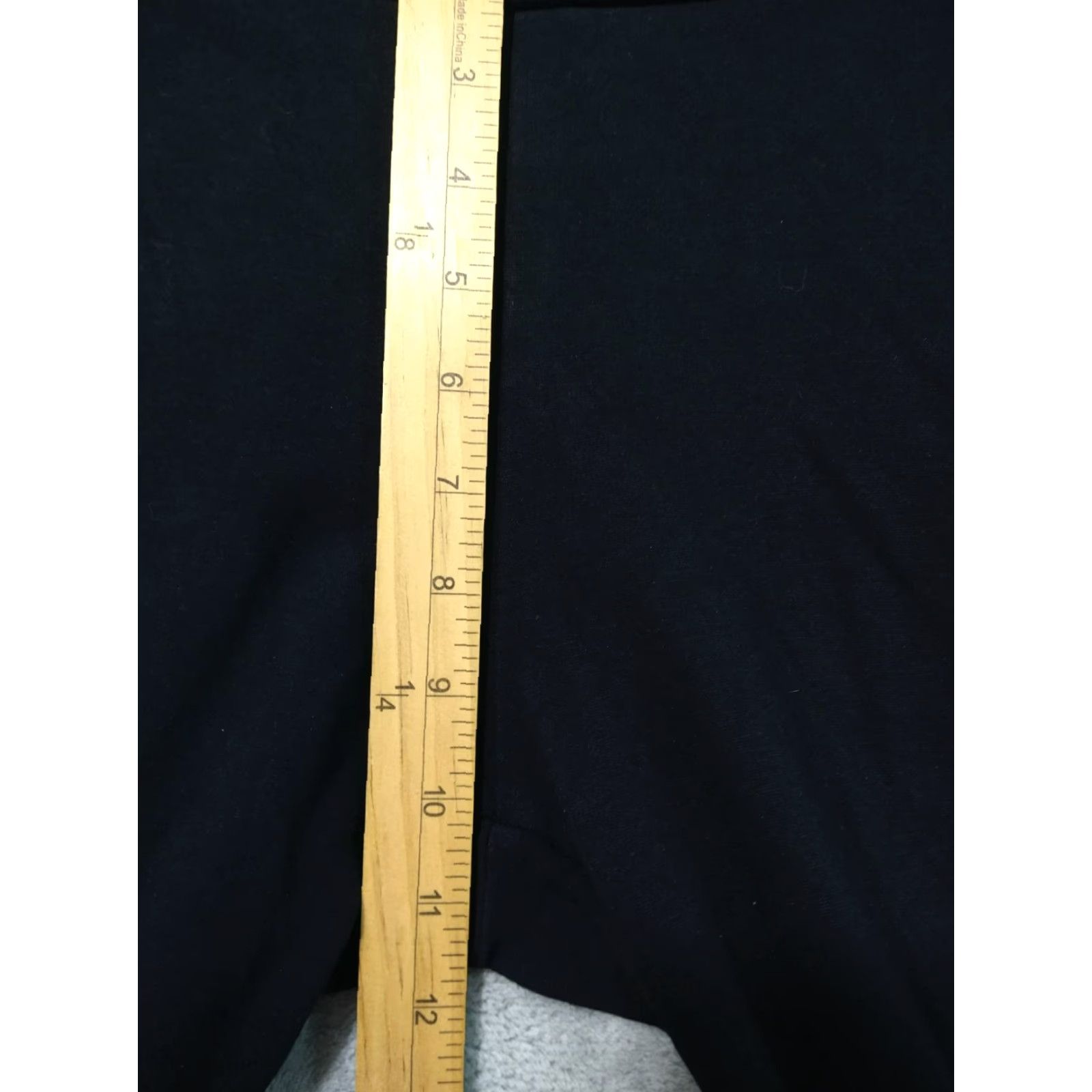 NYDJ NYDJ Leggings Womens 10P Black Denim Mid Rise Stretch Cropped 90s Modern Womens Size 32" / US 10 / IT 46 - 4 Thumbnail