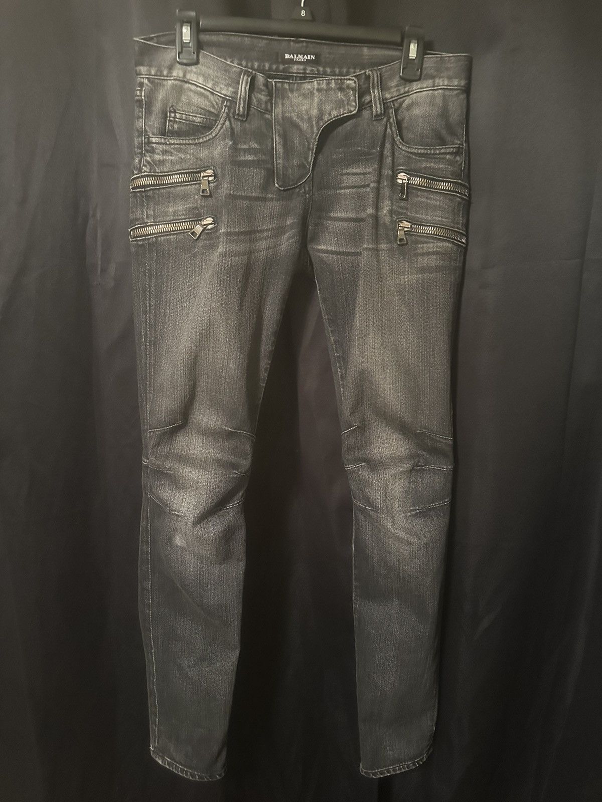 Balmain Balmain Decarnin Era Pocket Zipper Denim Size US 30 / EU 46 - 1 Thumbnail