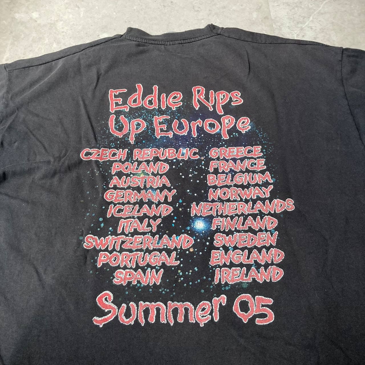 Band Tees Vintage Iron Maiden Number Of The Beast Metal Rock Band Tour Size US XL / EU 56 / 4 - 4 Thumbnail