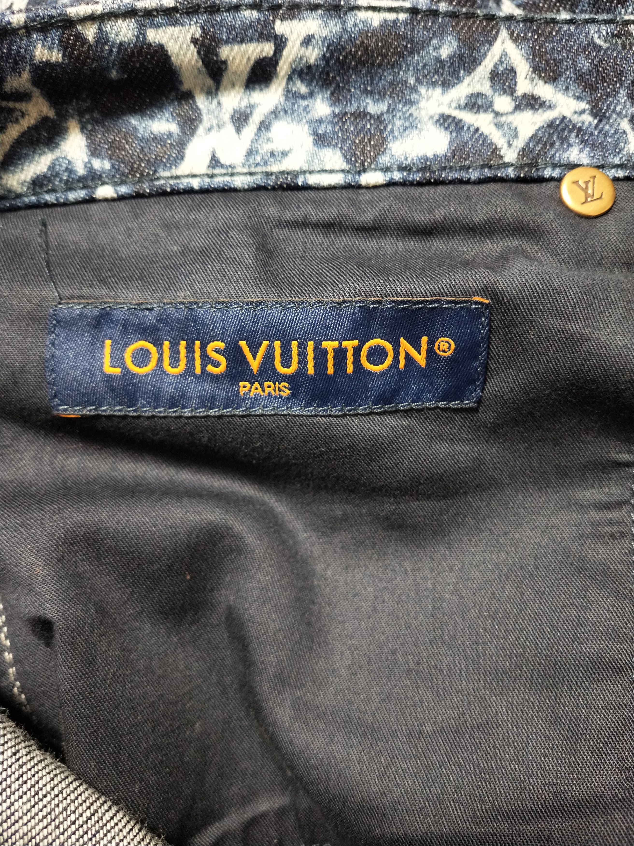 Louis Vuitton Monogram Denim Jeans Size US 33 - 6 Thumbnail
