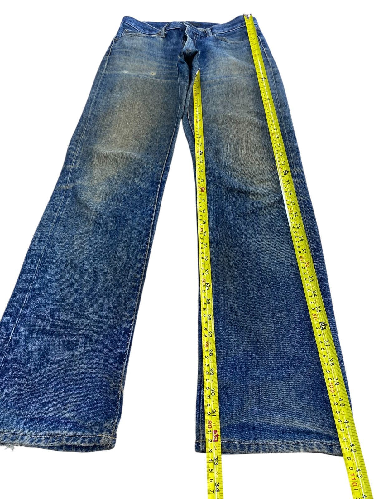 Uniqlo Uniqlo Whiskers Rusty Wash Style Loose Jeans Size US 30 / EU 46 - 7 Thumbnail
